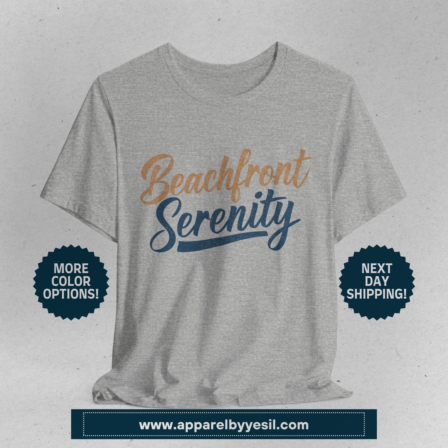 Personalized Coastal Dreams Beachfront Serenity T-Shirt