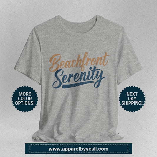 Personalized Coastal Dreams Beachfront Serenity T-Shirt