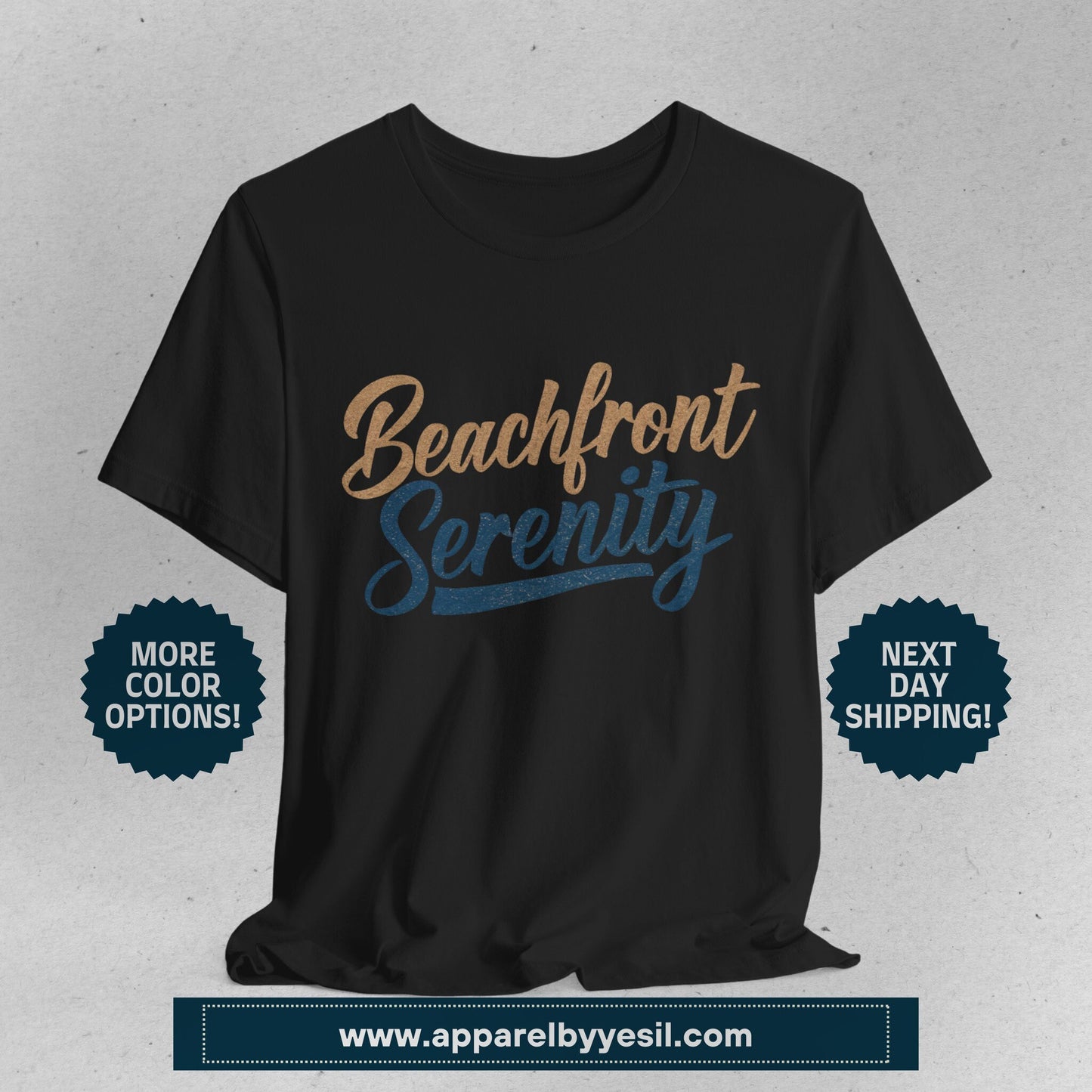 Personalized Coastal Dreams Beachfront Serenity T-Shirt