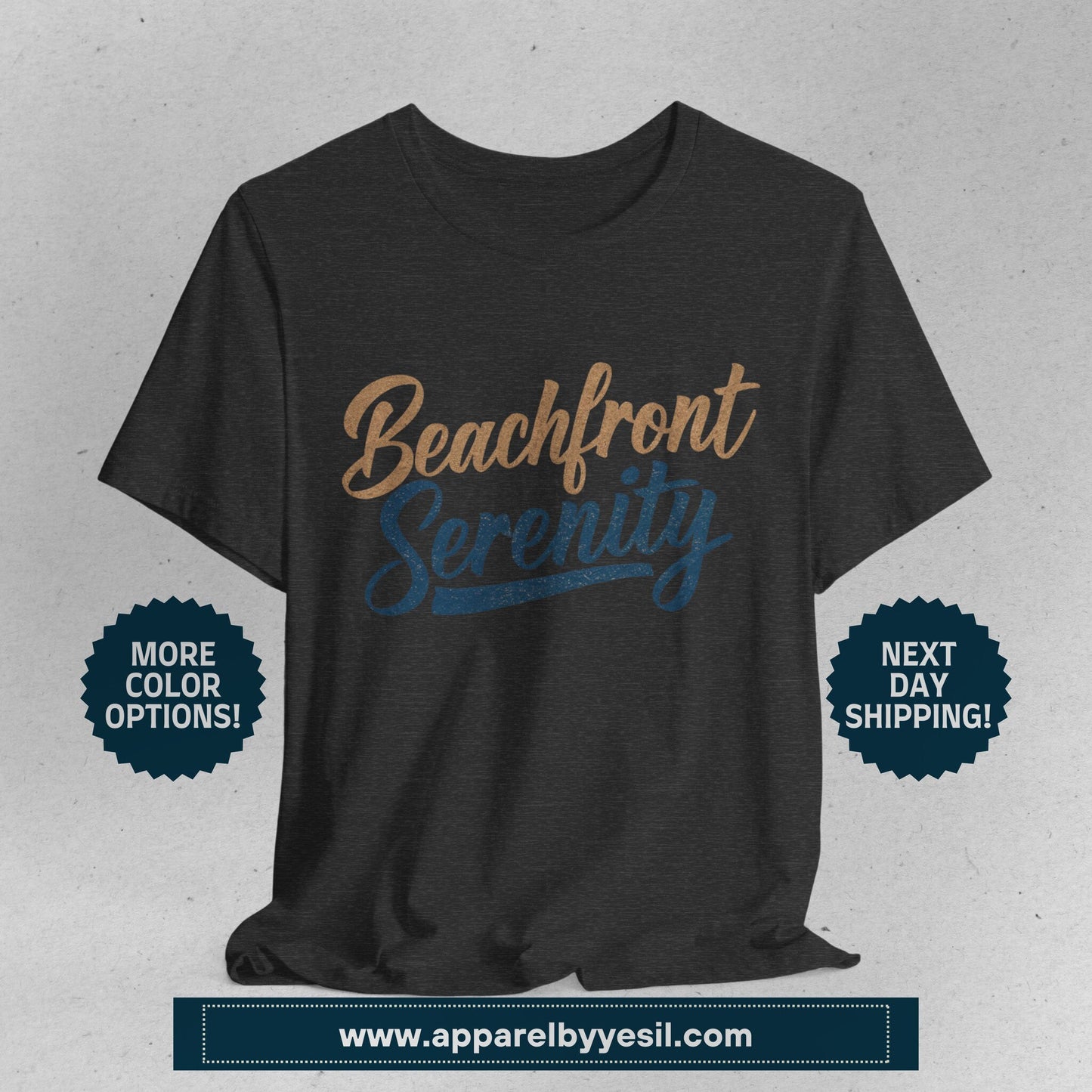 Personalized Coastal Dreams Beachfront Serenity T-Shirt