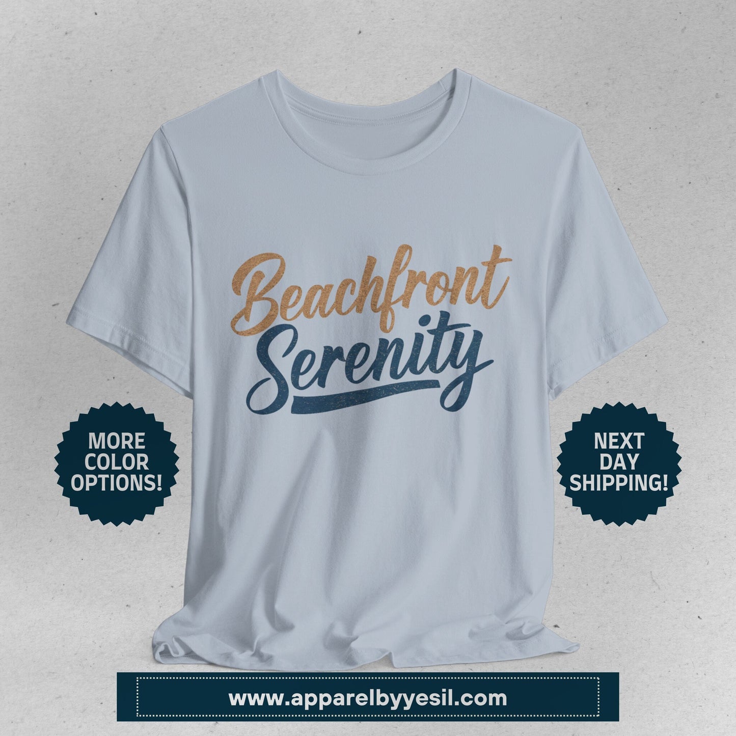 Personalized Coastal Dreams Beachfront Serenity T-Shirt