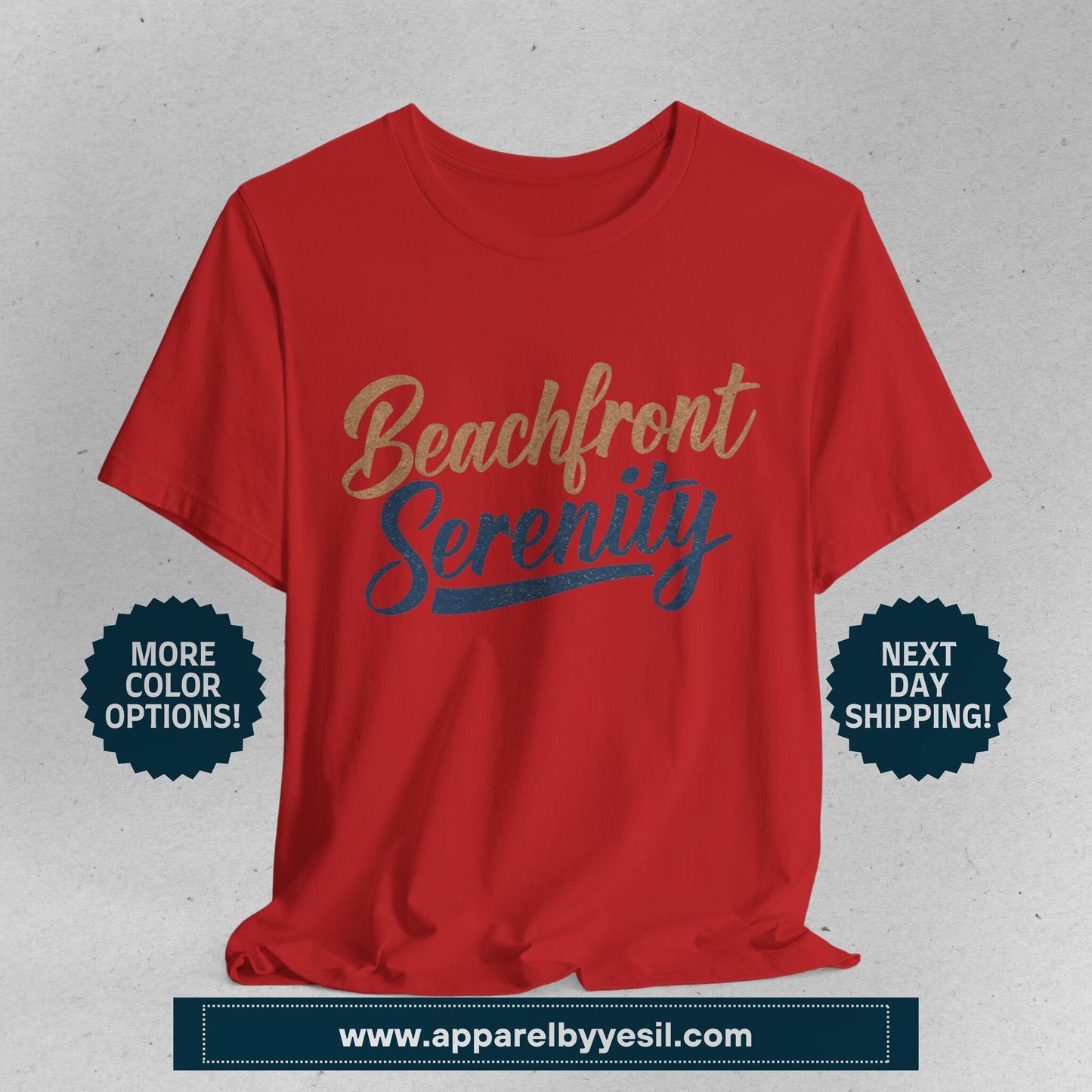 Personalized Coastal Dreams Beachfront Serenity T-Shirt