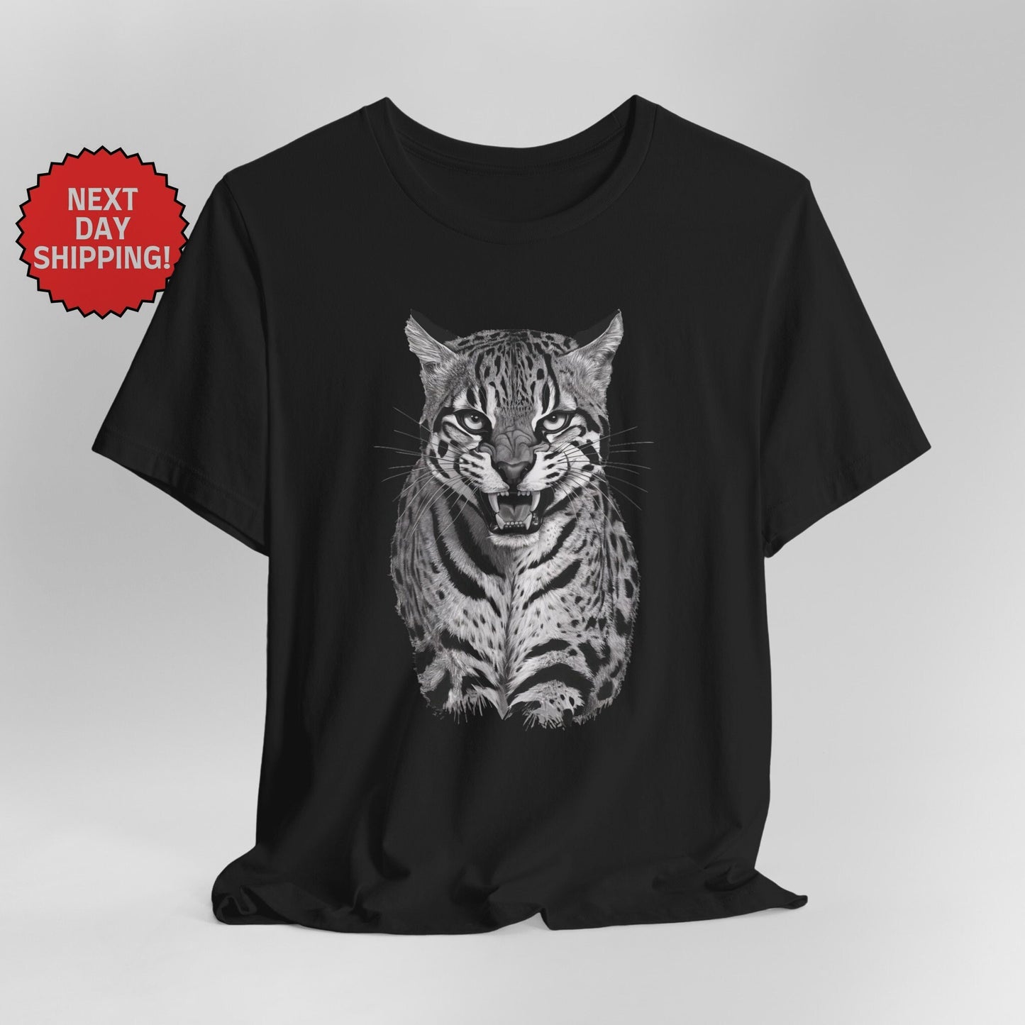 Wild Scary Ocelot T-Shirt