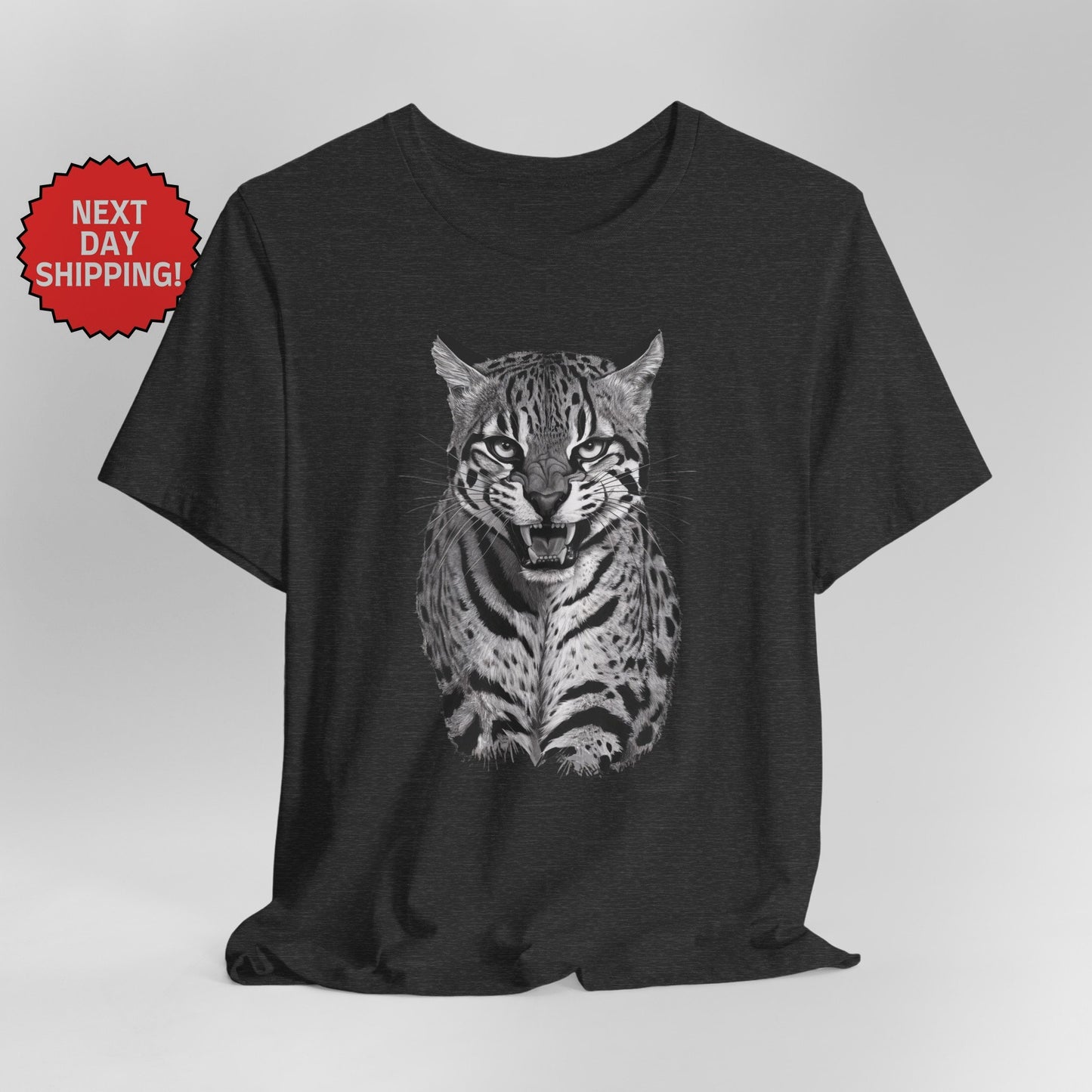 Wild Scary Ocelot T-Shirt