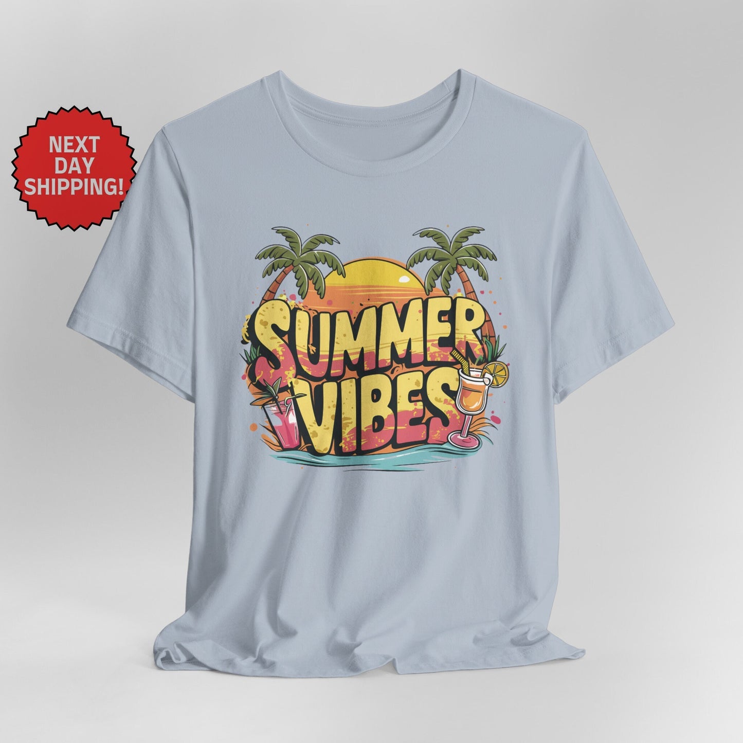 Season Summer Vibes Palm T-Shirt