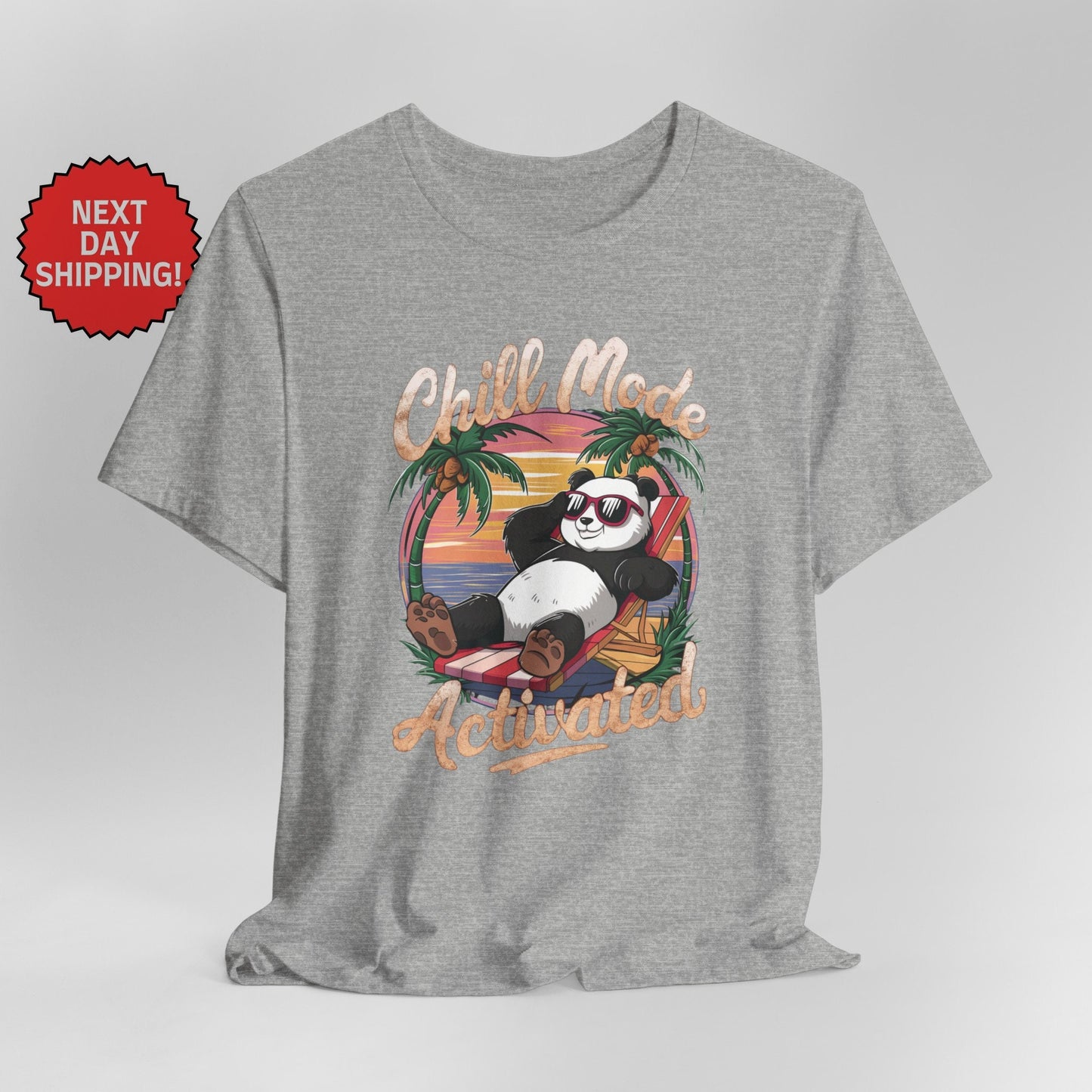 Chill Mode Activated Panda T-shirt