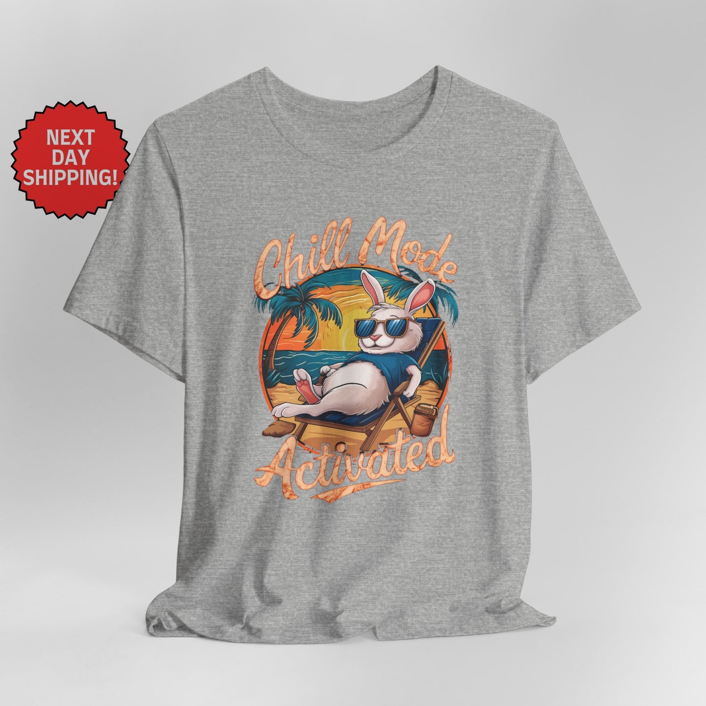 Chill Mode Activated Rabbit T-shirt