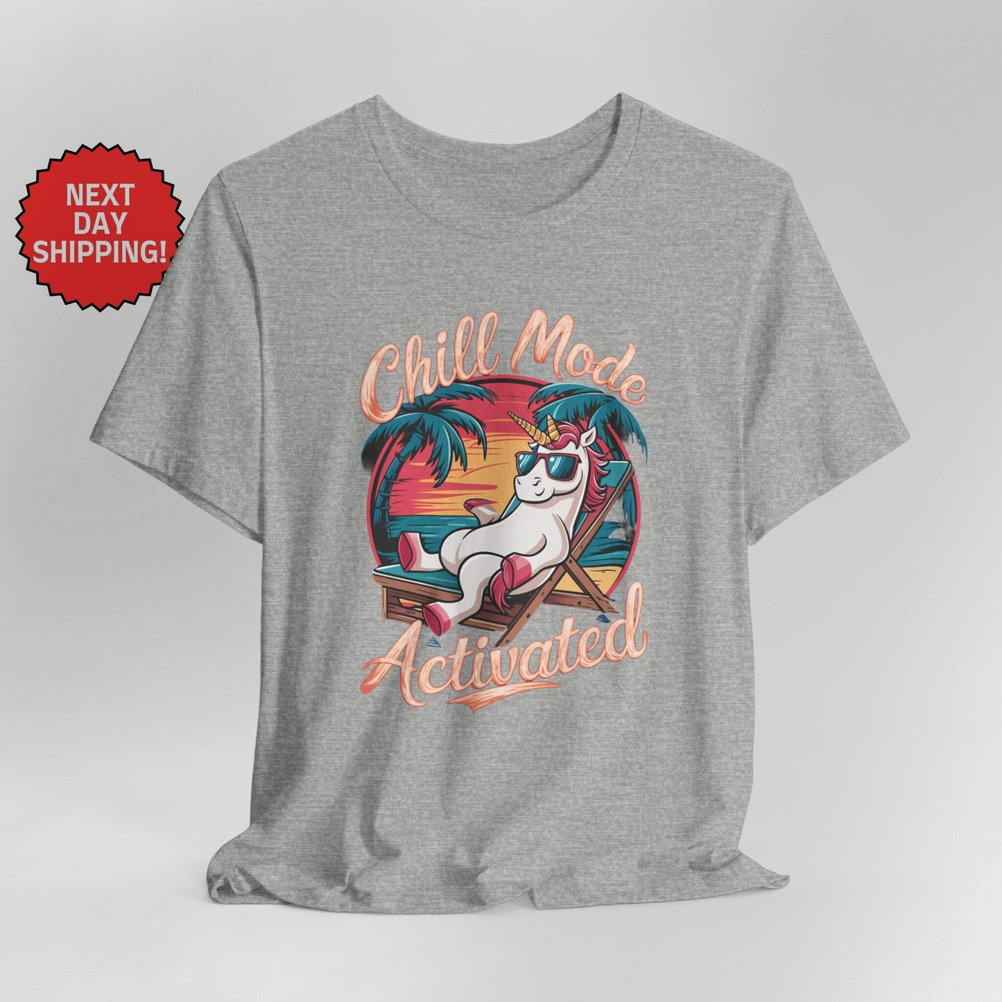 Chill Mode Activated Unicorn T-shirt