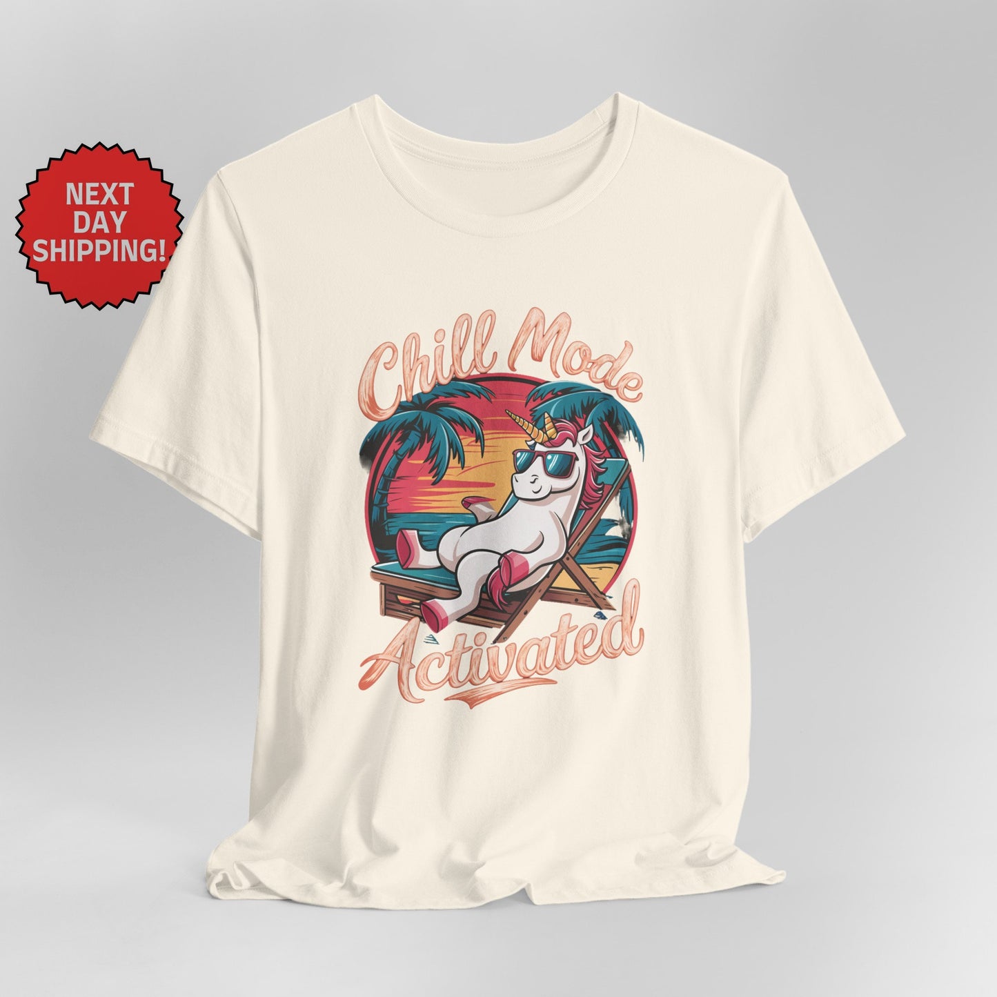 Chill Mode Activated Unicorn T-shirt