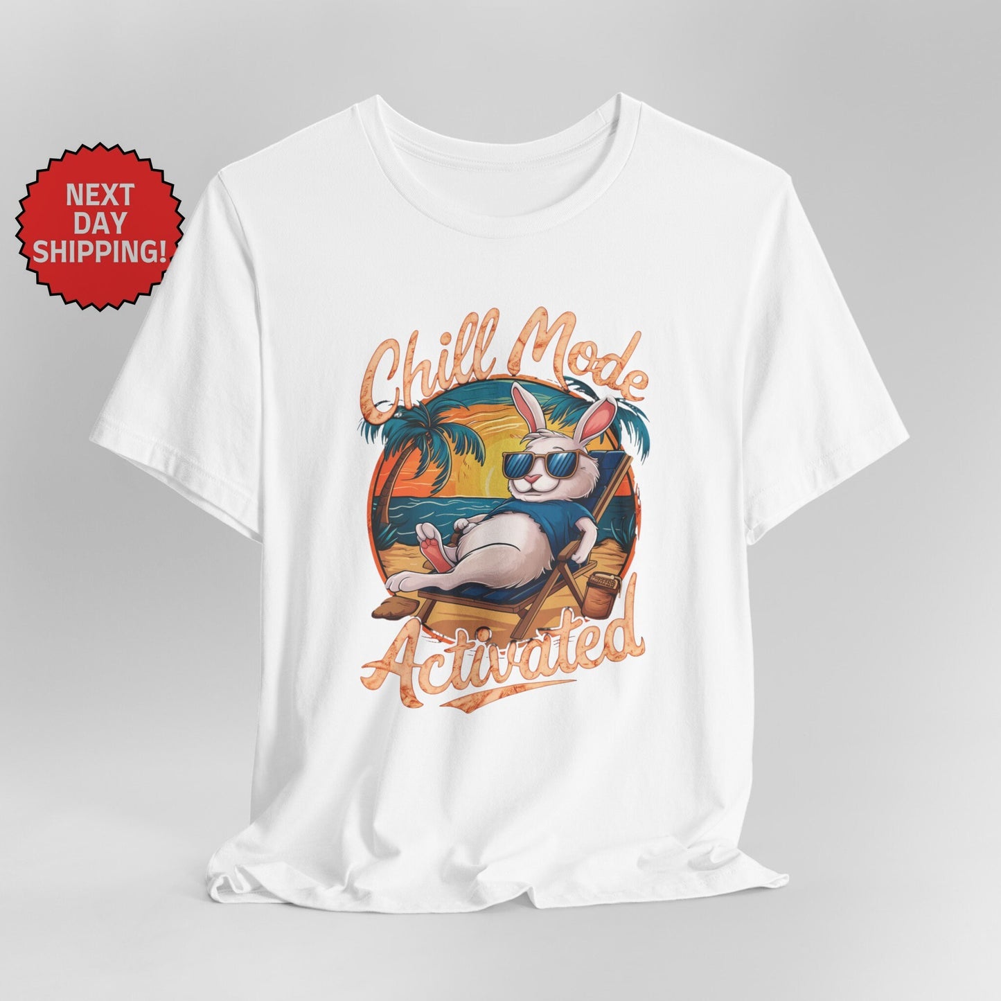 Chill Mode Activated Rabbit T-shirt