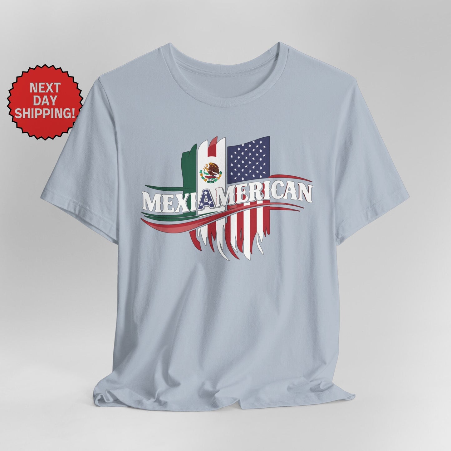 Hybrid Flag Mexiamerican Mexican American Mix T-Shirt