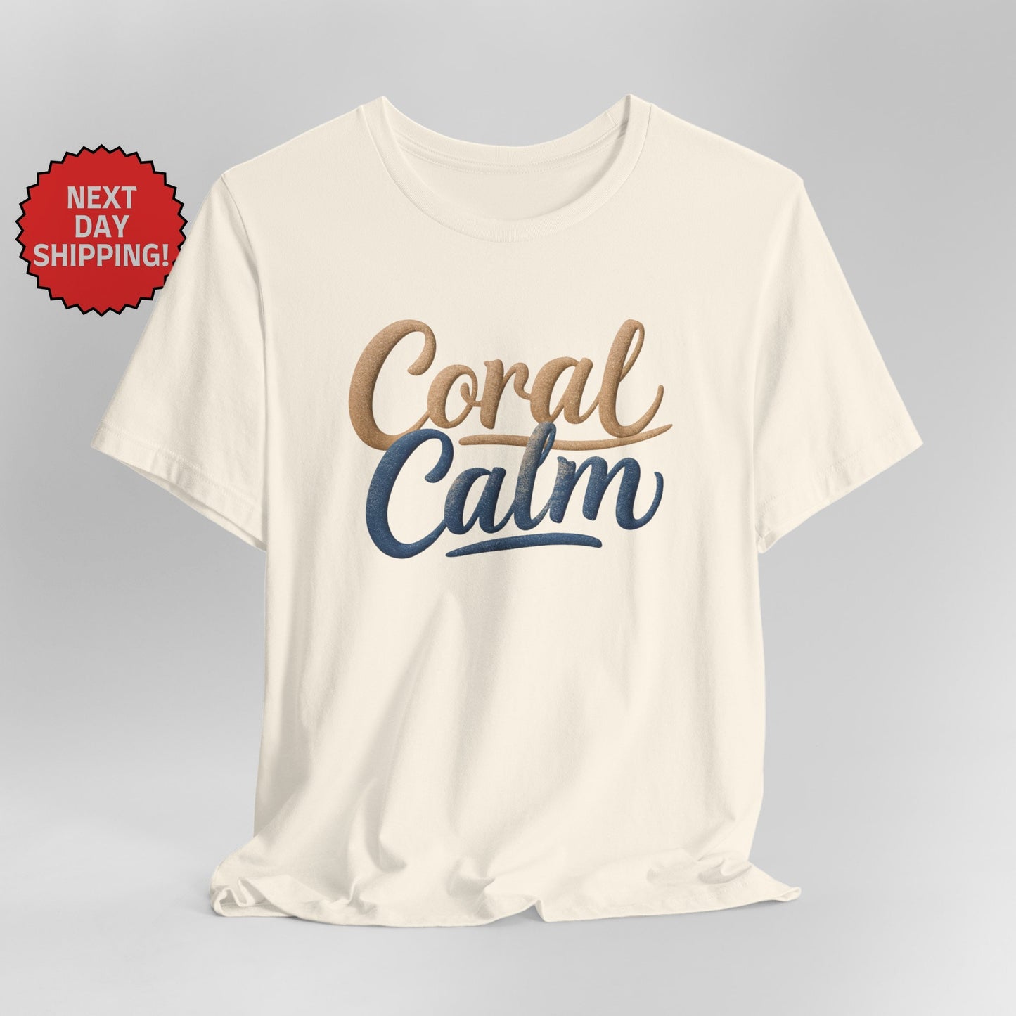 Personalized Coastal Dreams Coral Calm T-Shirt