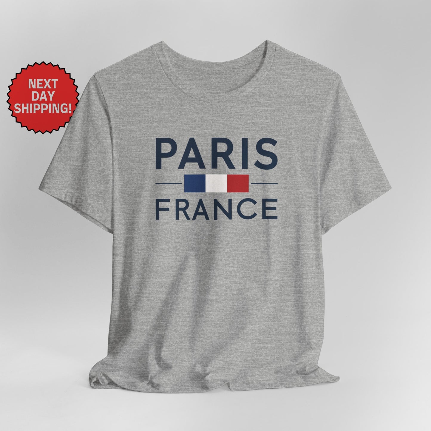 Paris France Flag Logo T-Shirt