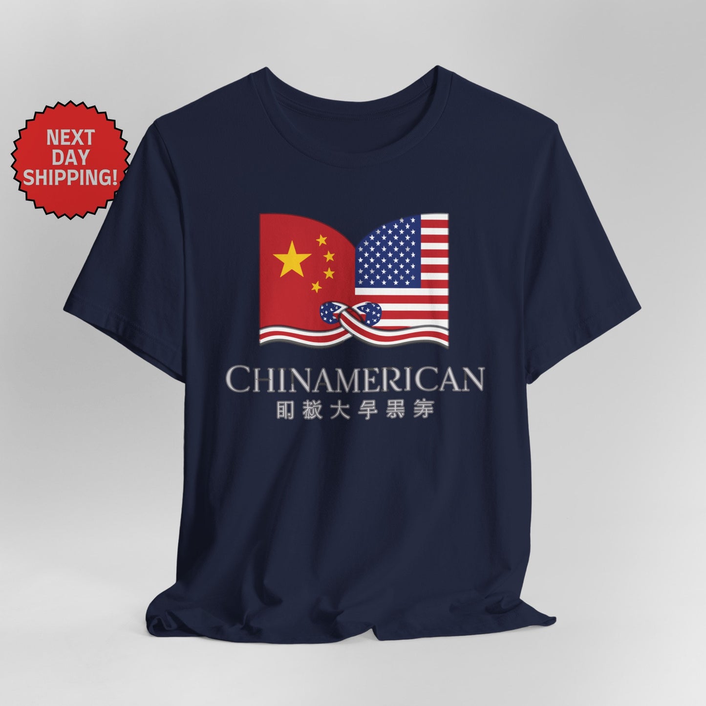 Hybrid Flag Chinamerican Chinese American