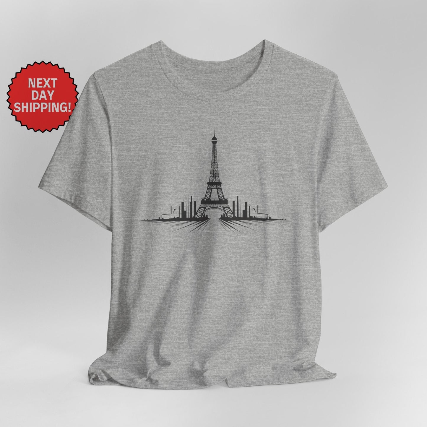 Paris Eiffel Tower Minimalist T-Shirt