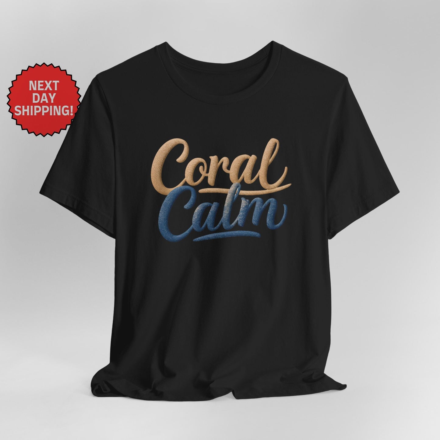 Personalized Coastal Dreams Coral Calm T-Shirt