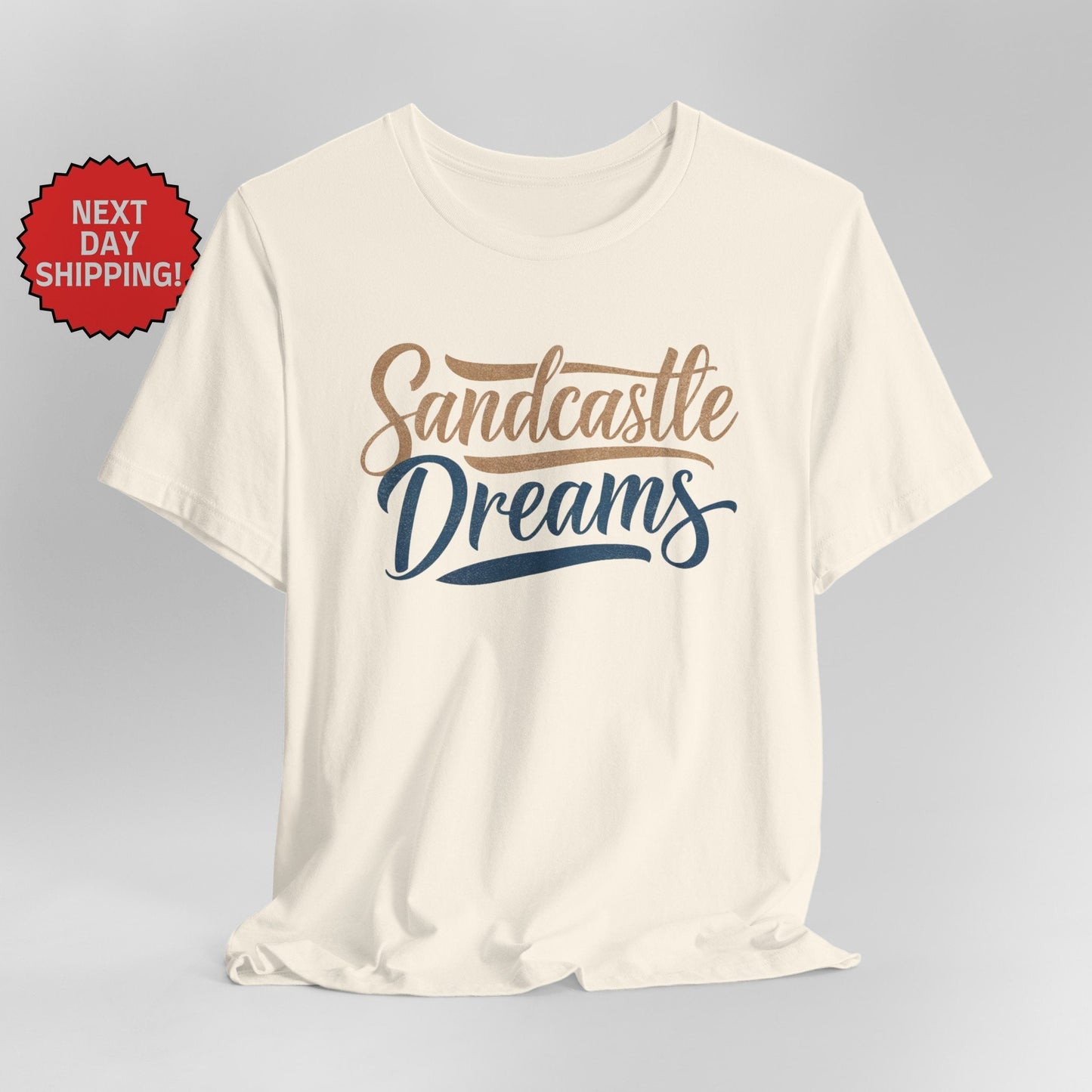 Personalized Coastal Dreams Sandcastle Dreams T-Shirt