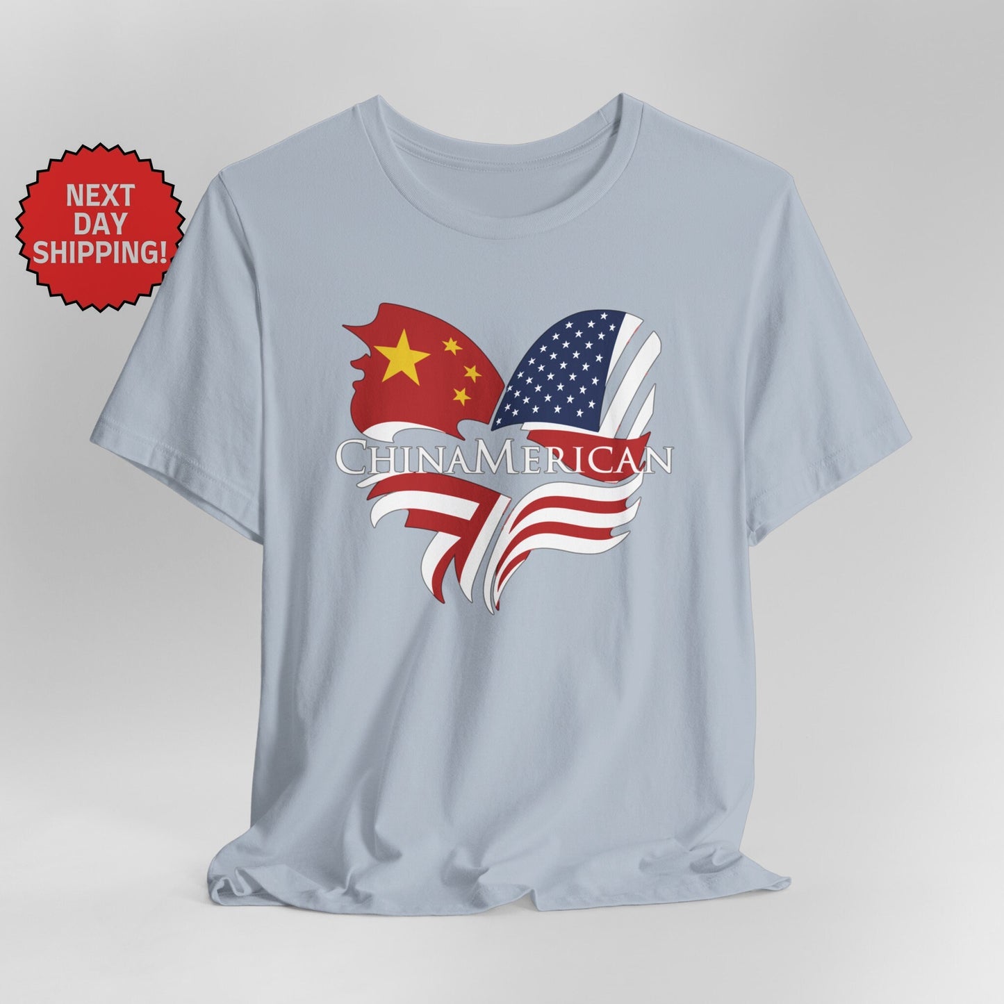 Hybrid Flag Chinamerican Chinese American Mix T-Shirt