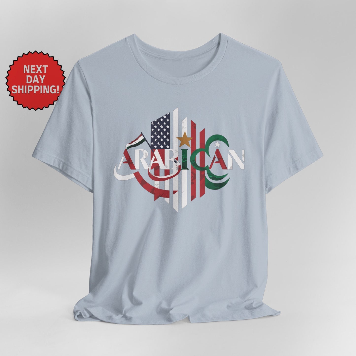 Hybrid Flag Arabican Arabic American Mix T-Shirt