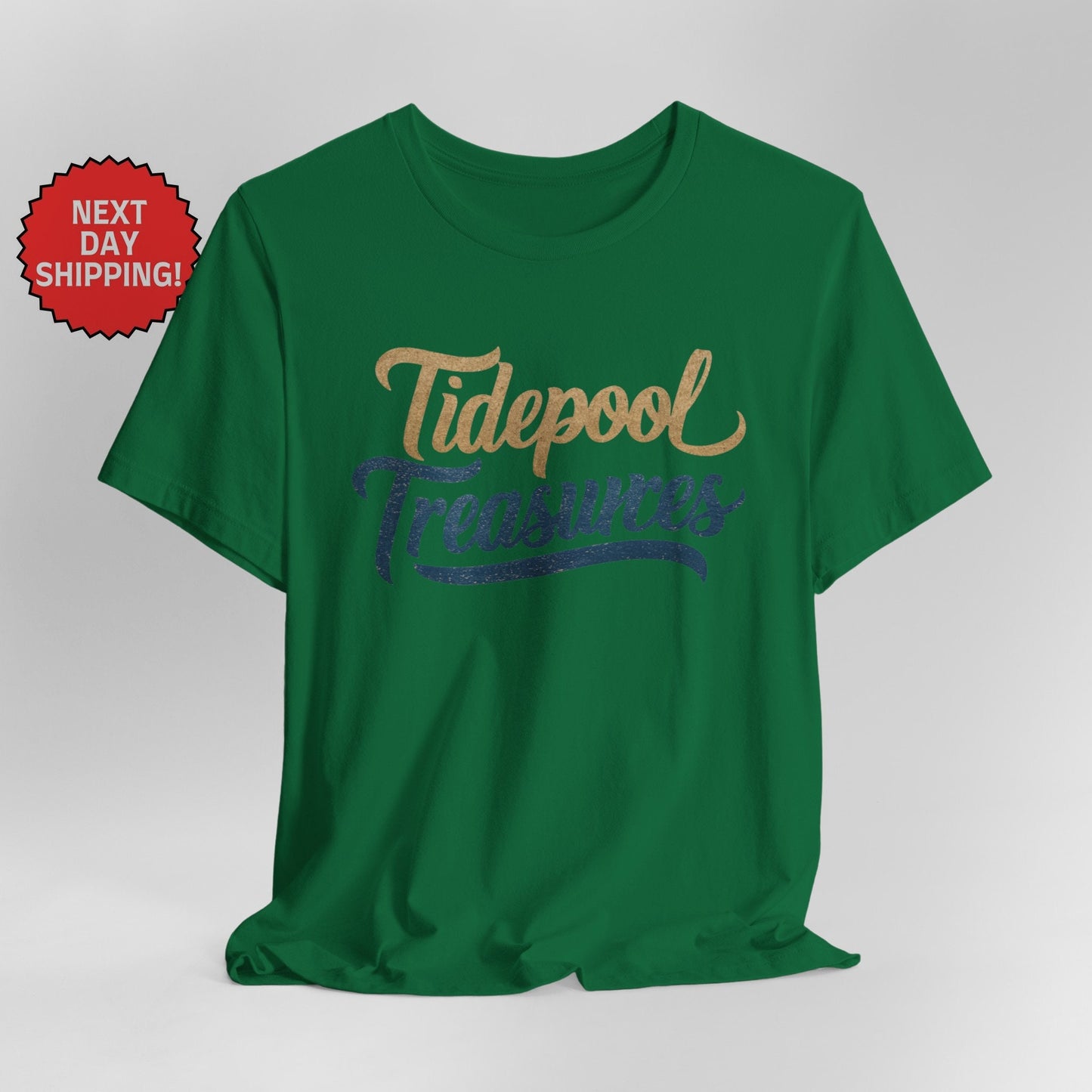 Personalized Coastal Dreams Tidepool Treasures T-Shirt