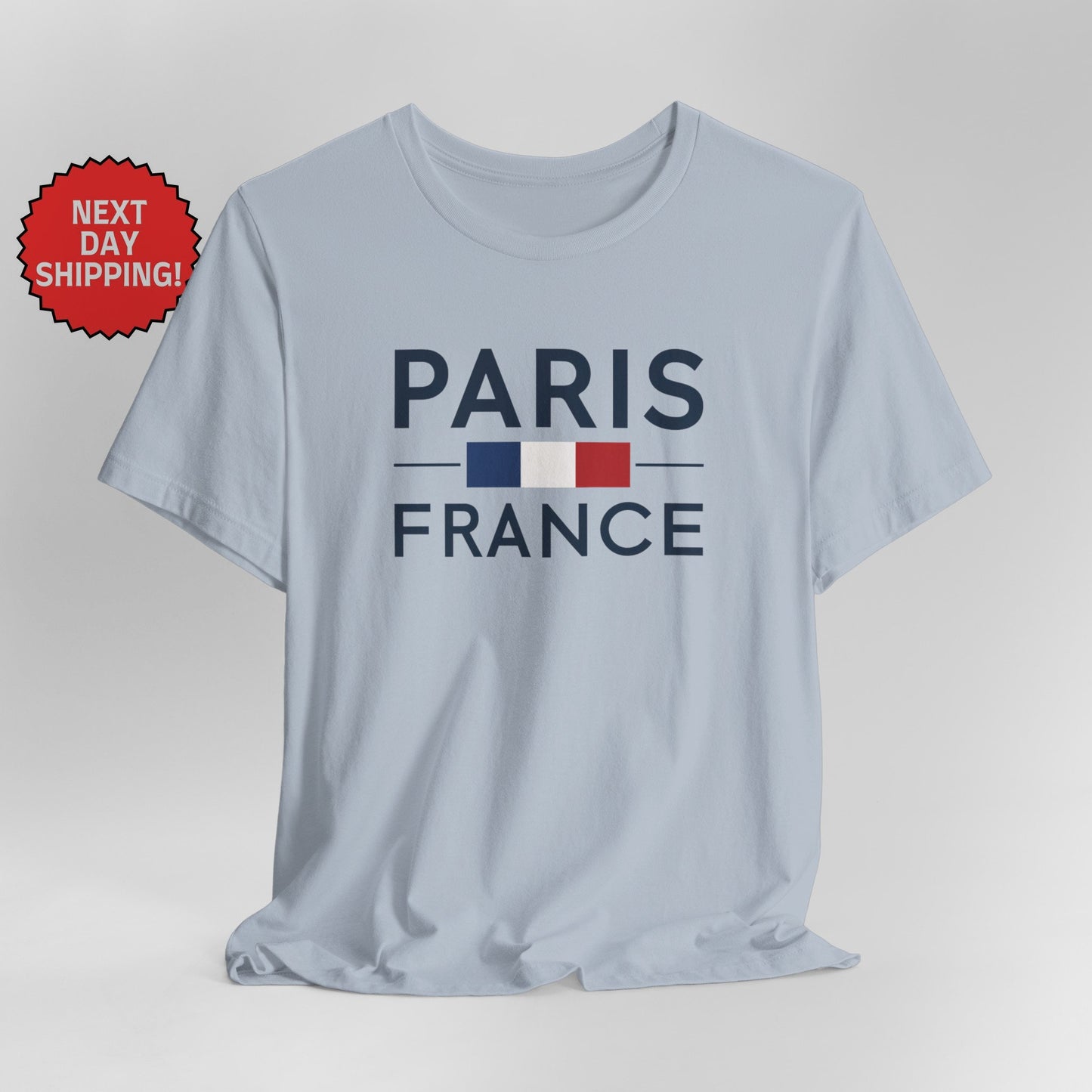 Paris France Flag Logo T-Shirt