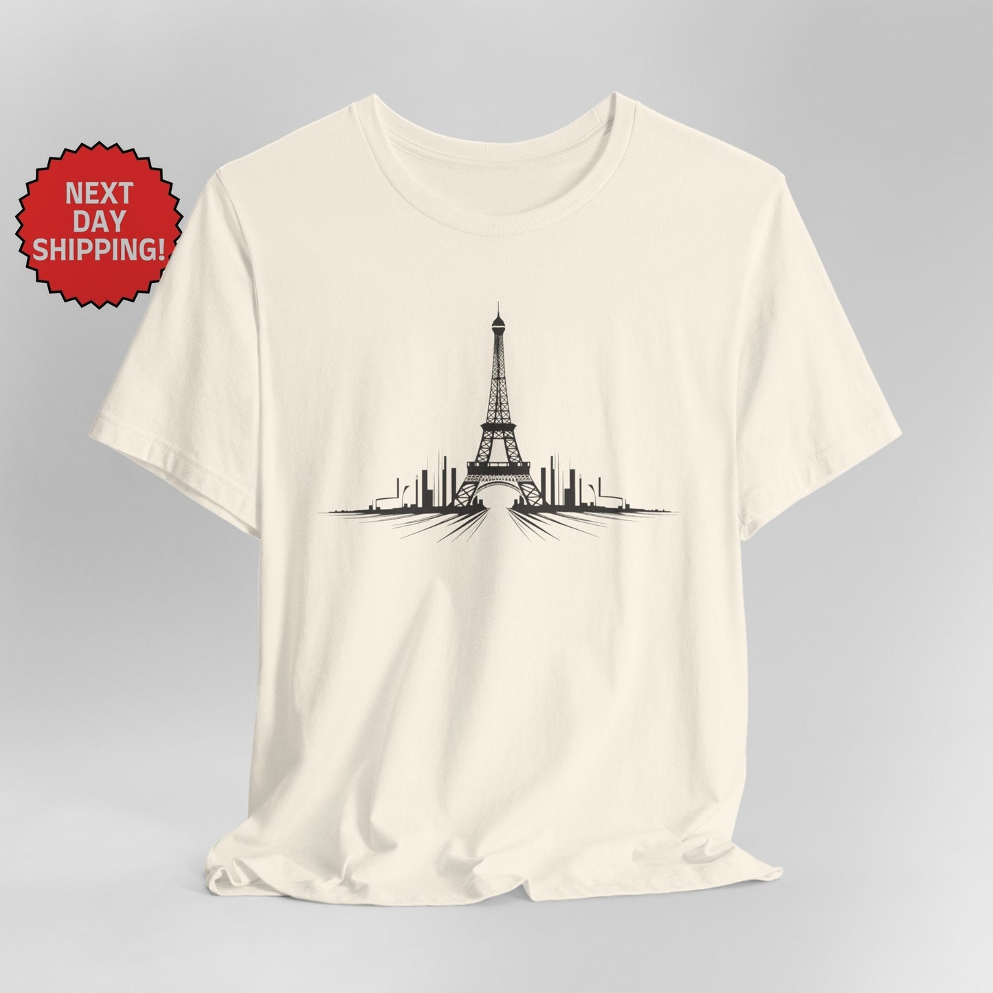 Paris Eiffel Tower Minimalist T-Shirt