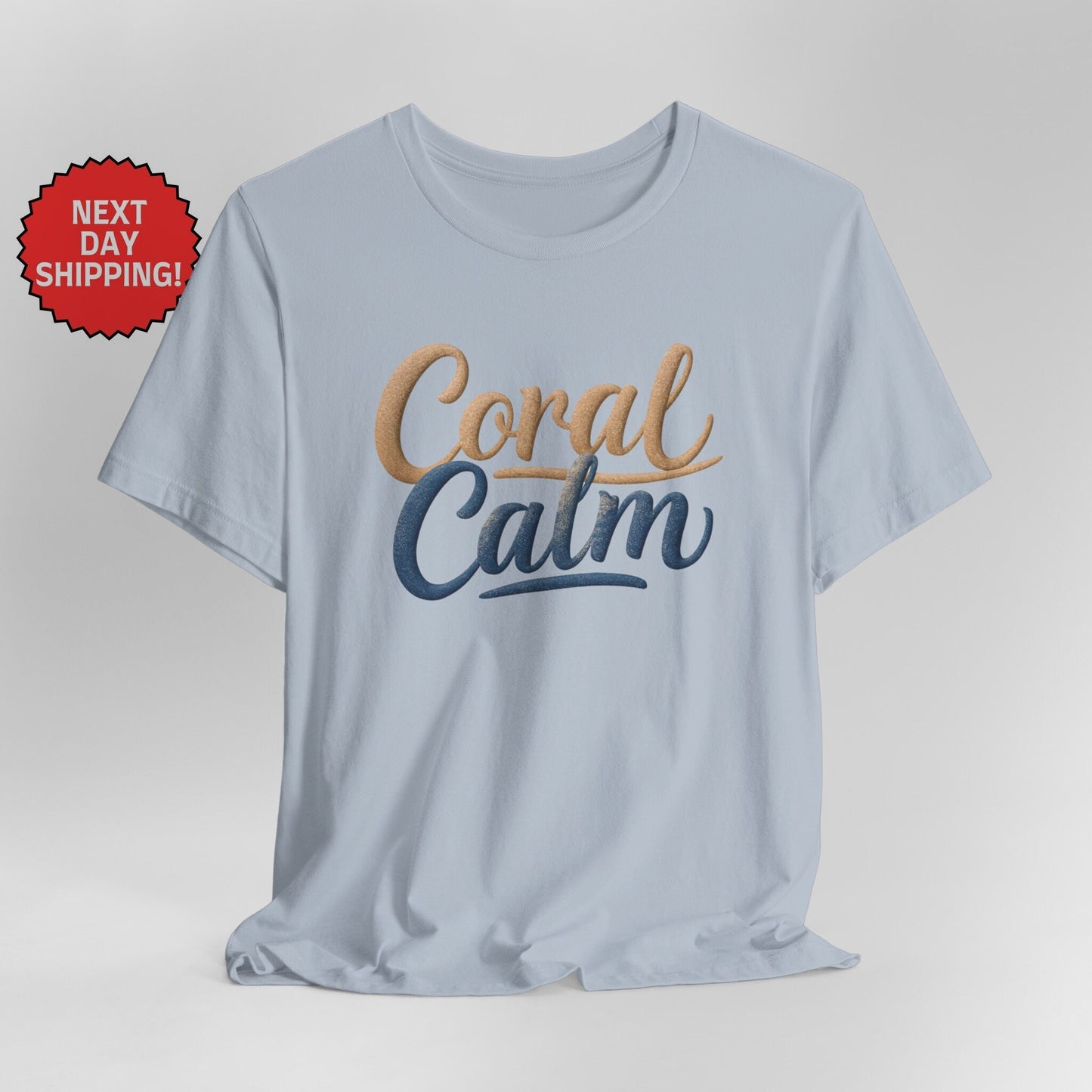 Personalized Coastal Dreams Coral Calm T-Shirt