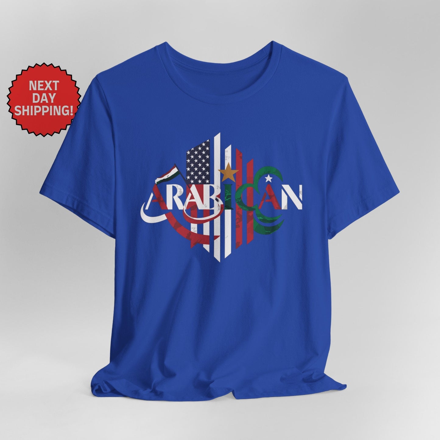 Hybrid Flag Arabican Arabic American Mix T-Shirt