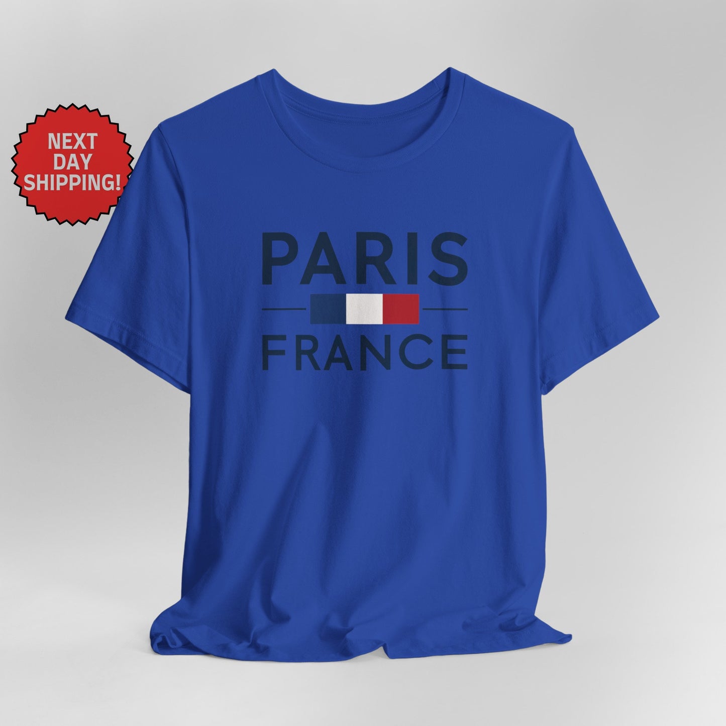 Paris France Flag Logo T-Shirt