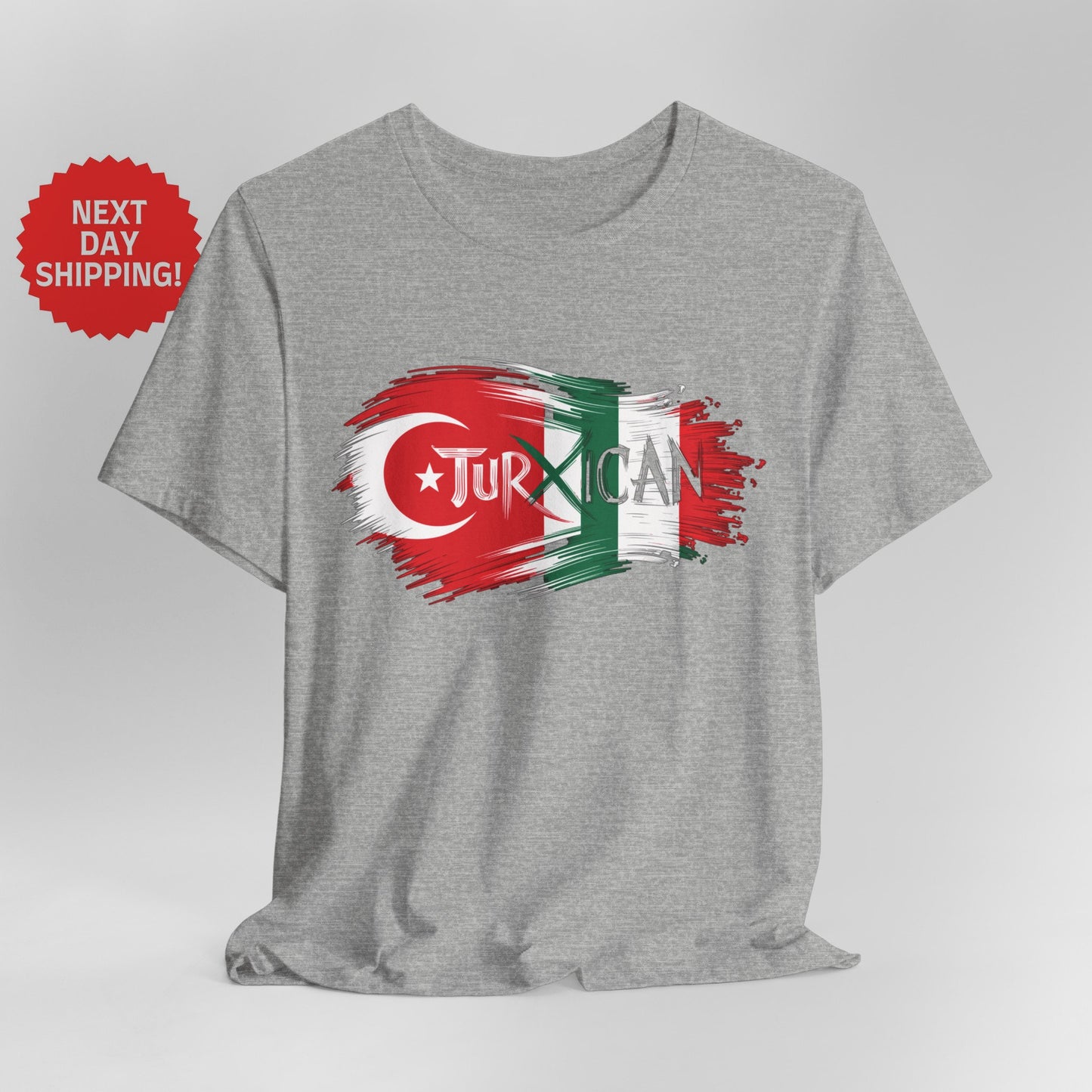 Hybrid Flag Turxican Turkish Mexican Merging T-Shirt