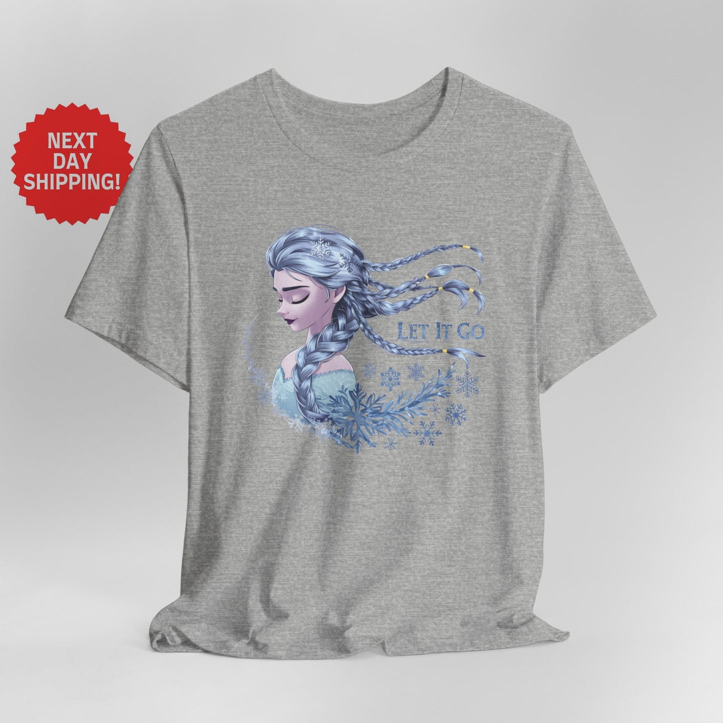 Frozen Let It Go Elsa Flower T-Shirt