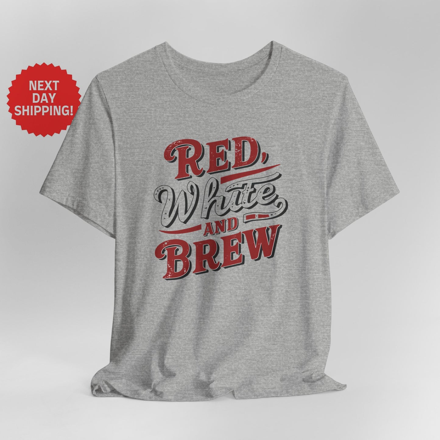 Patriotic Red, White, and Brew T-Shirt