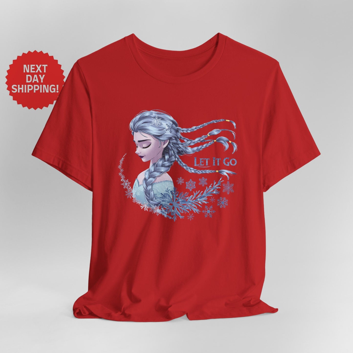 Frozen Let It Go Elsa Flower T-Shirt