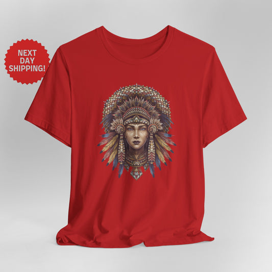 Ancient Culture American Indian Woman T-Shirt