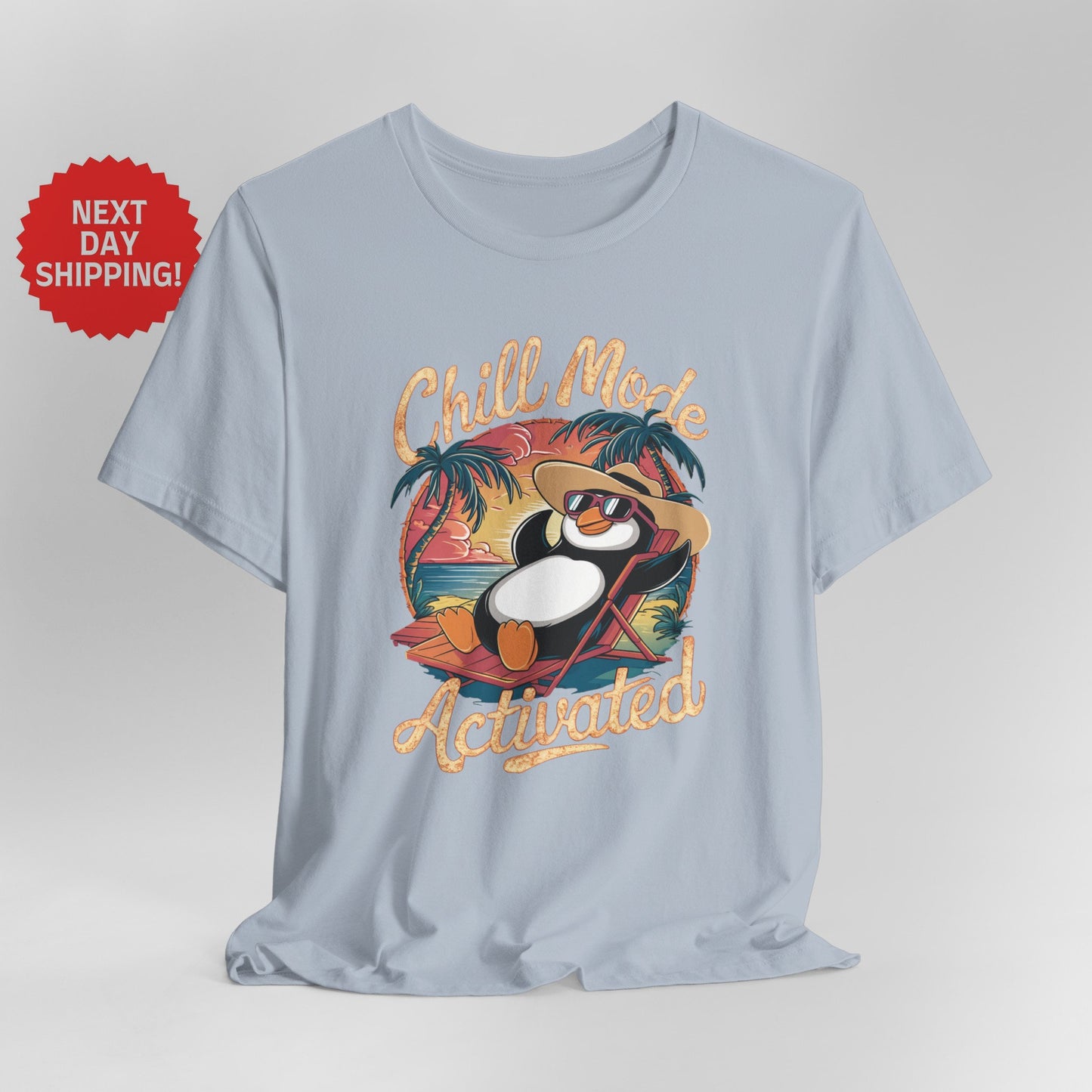 Chill Mode Activated Penguin T-shirt