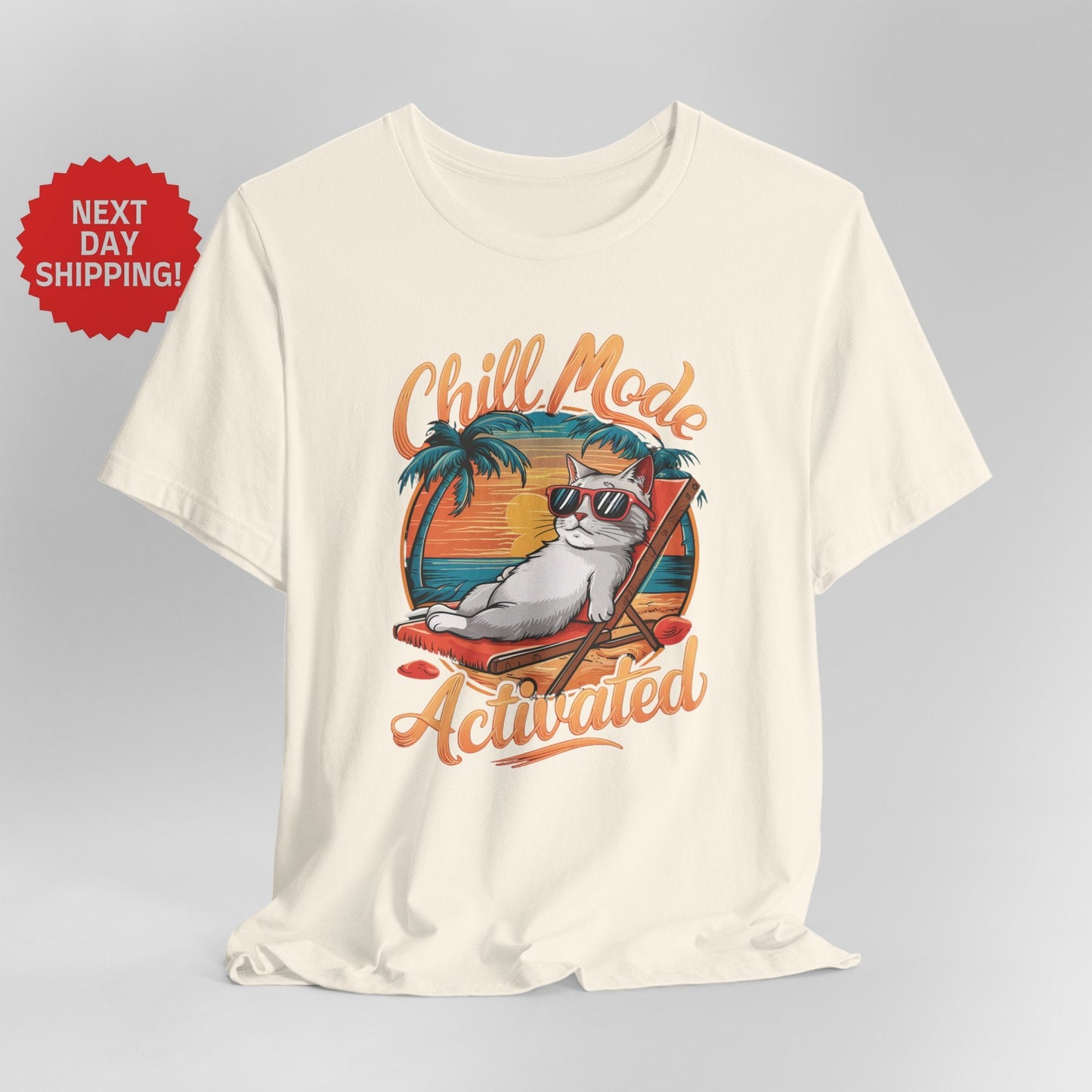 Chill Mode Activated Cat T-shirt