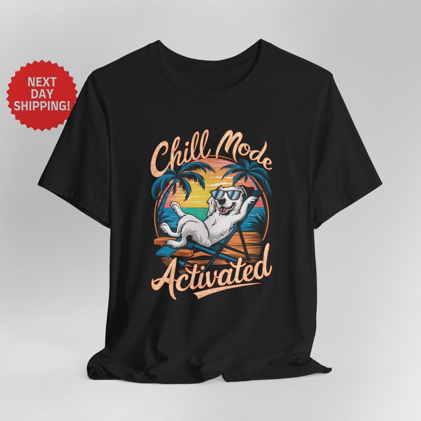 Chill Mode Activated Dog T-shirt