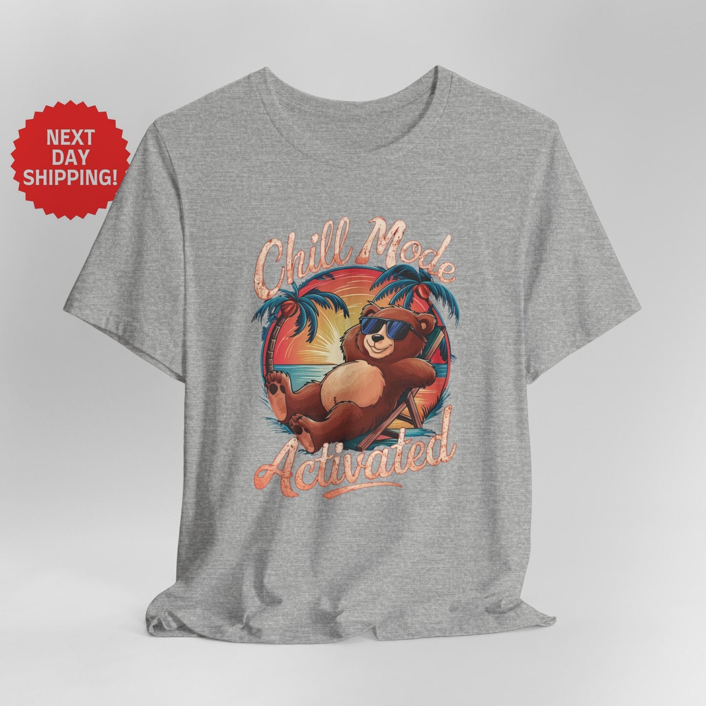 Chill Mode Activated Bear T-shirt