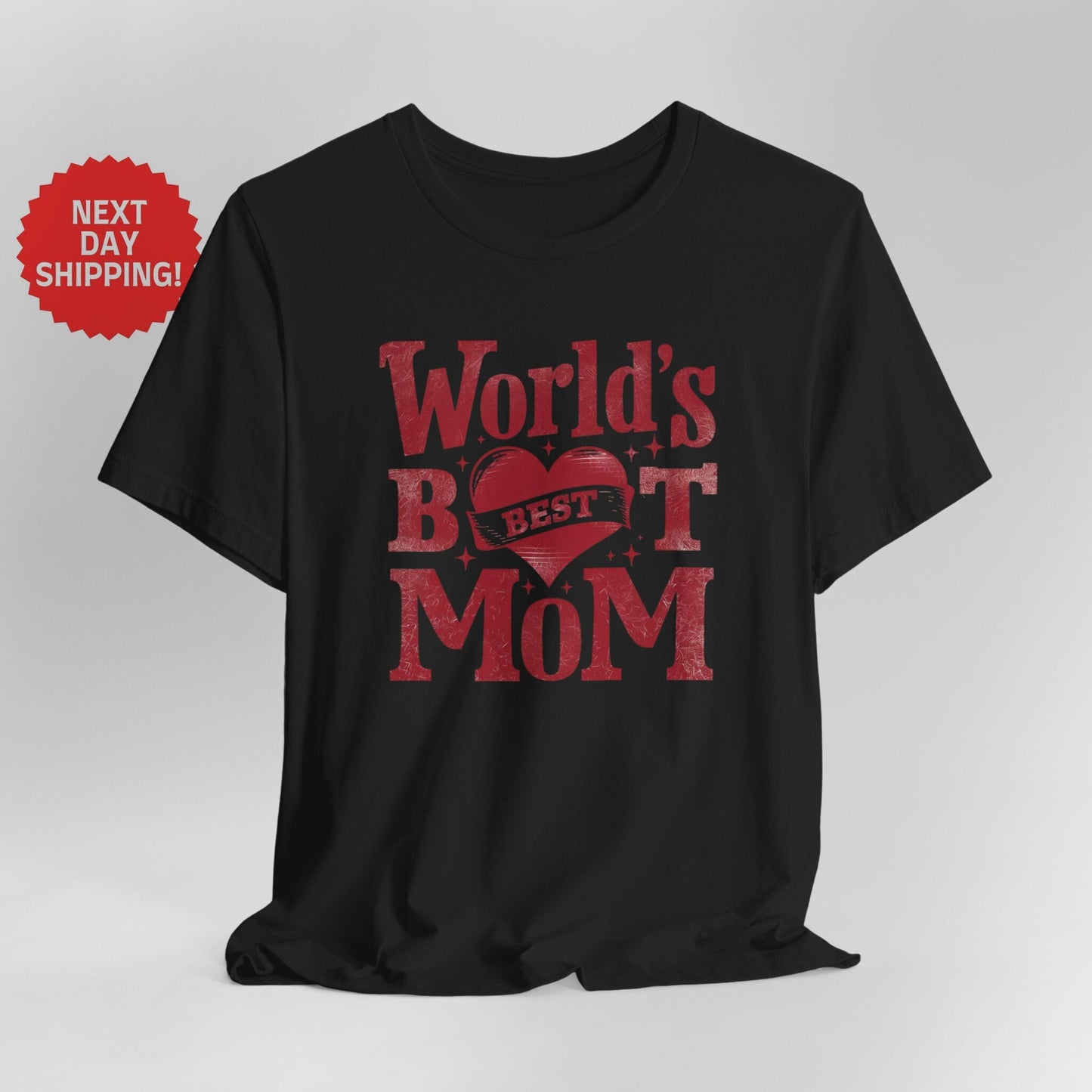 Mom Red World's Best Mom T-Shirt