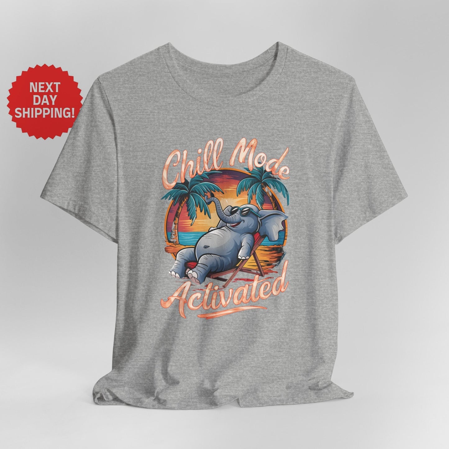 Chill Mode Activated Elephant T-shirt