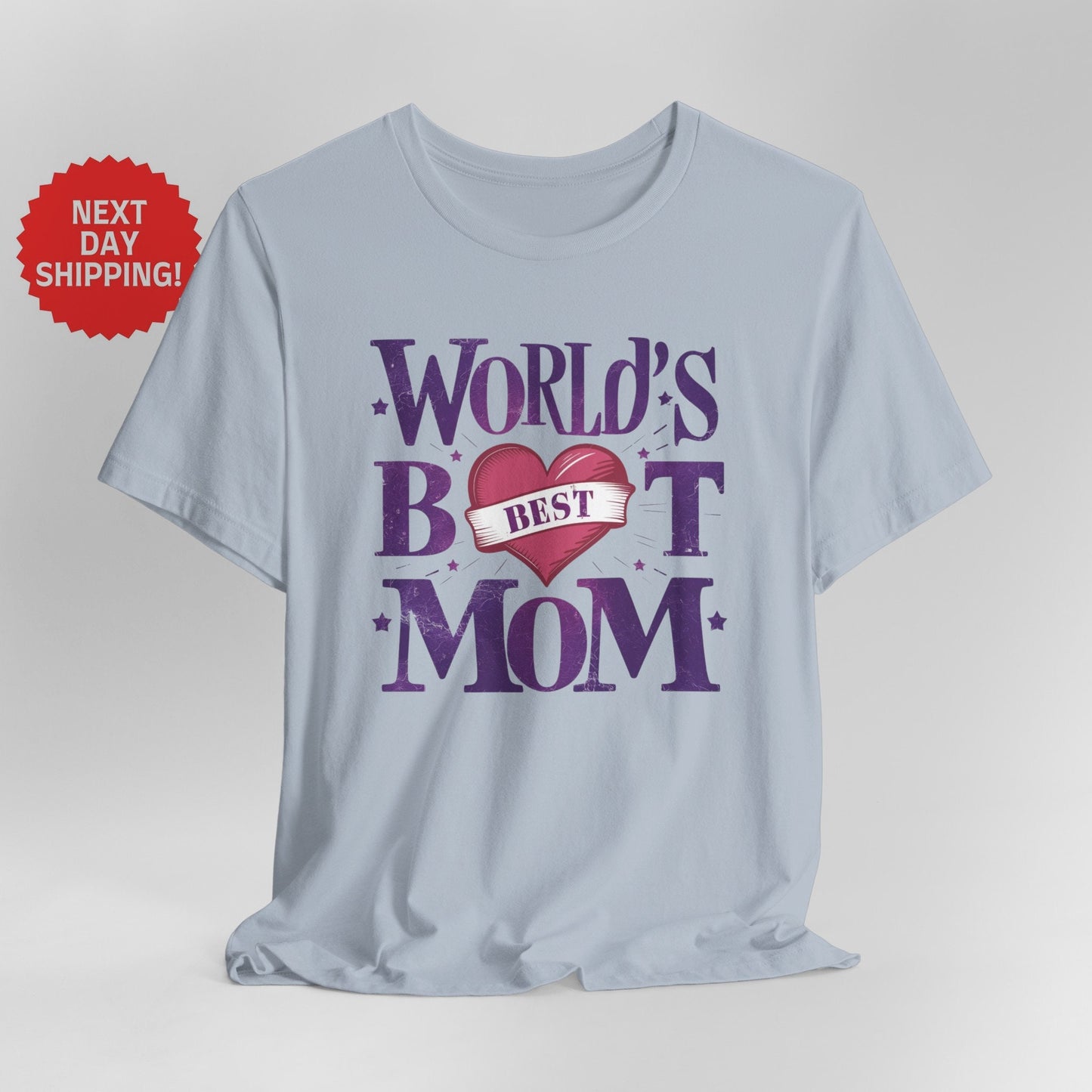 Mom Purple World's Best Mom T-Shirt