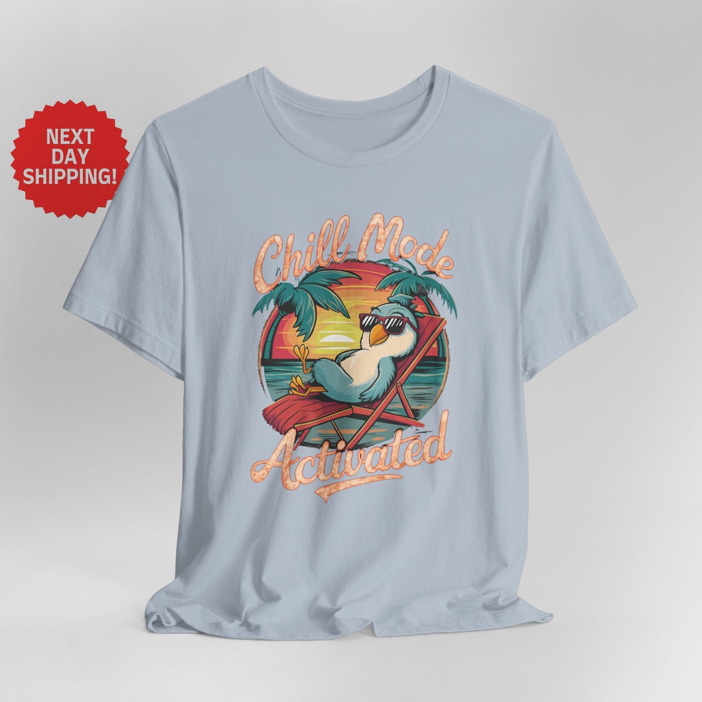 Chill Mode Activated Bird T-shirt