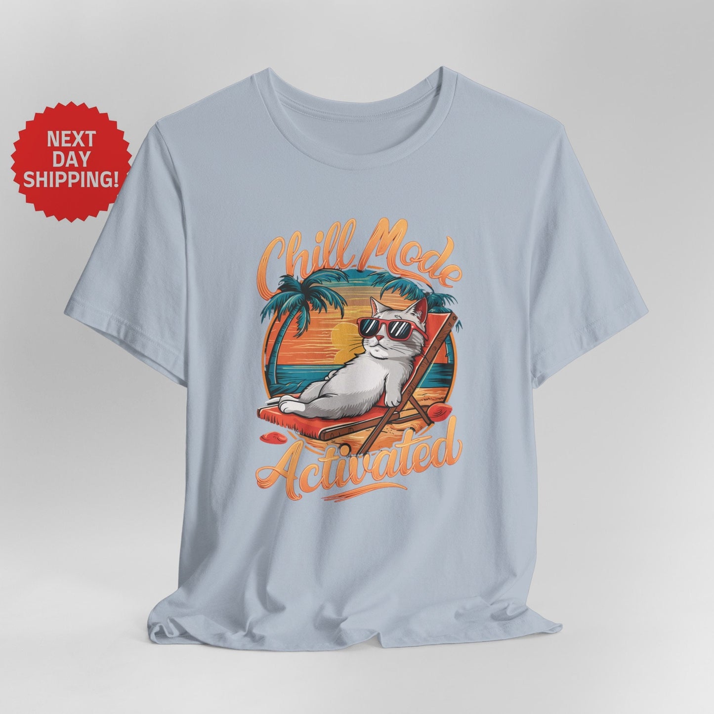 Chill Mode Activated Cat T-shirt