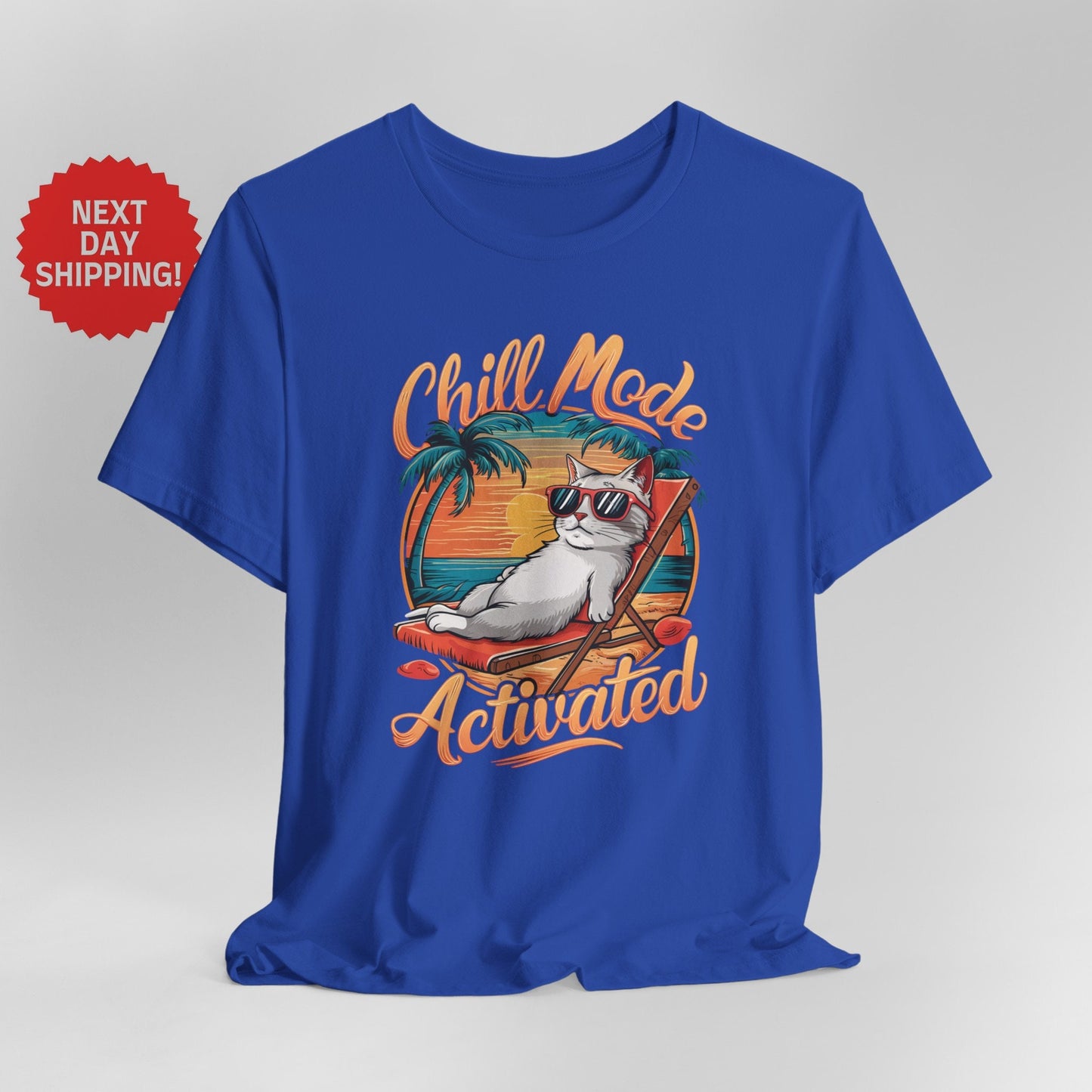 Chill Mode Activated Cat T-shirt