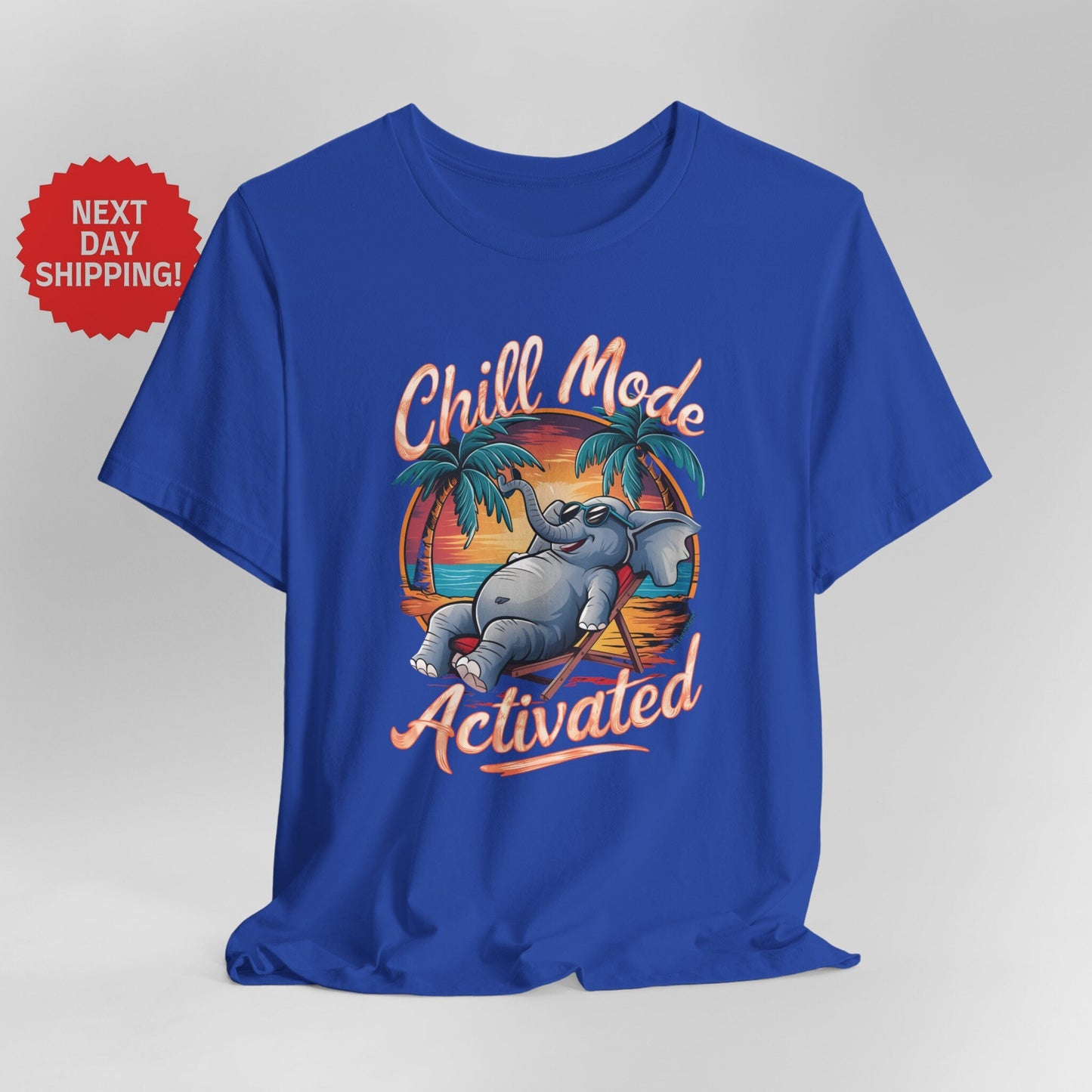 Chill Mode Activated Elephant T-shirt