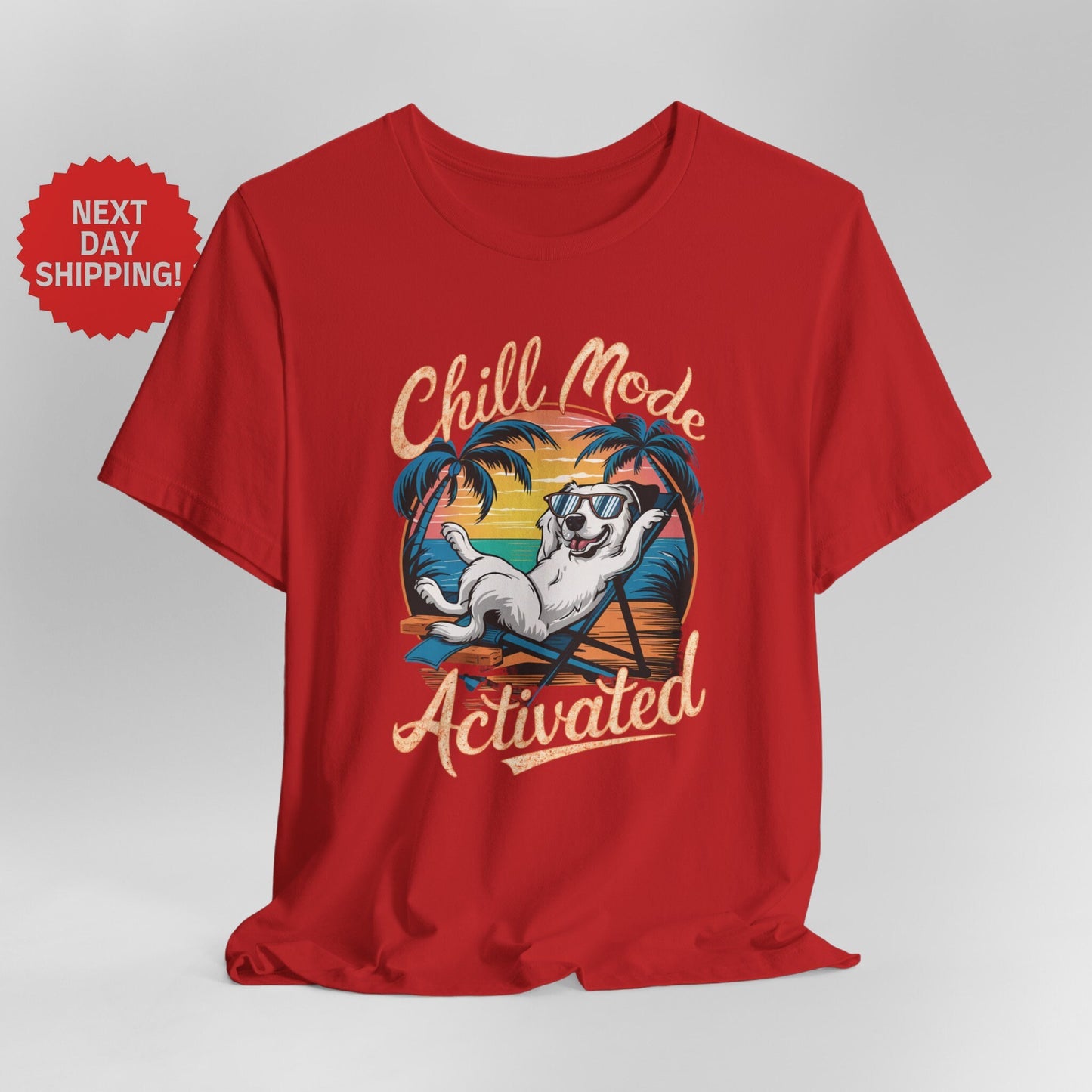 Chill Mode Activated Dog T-shirt