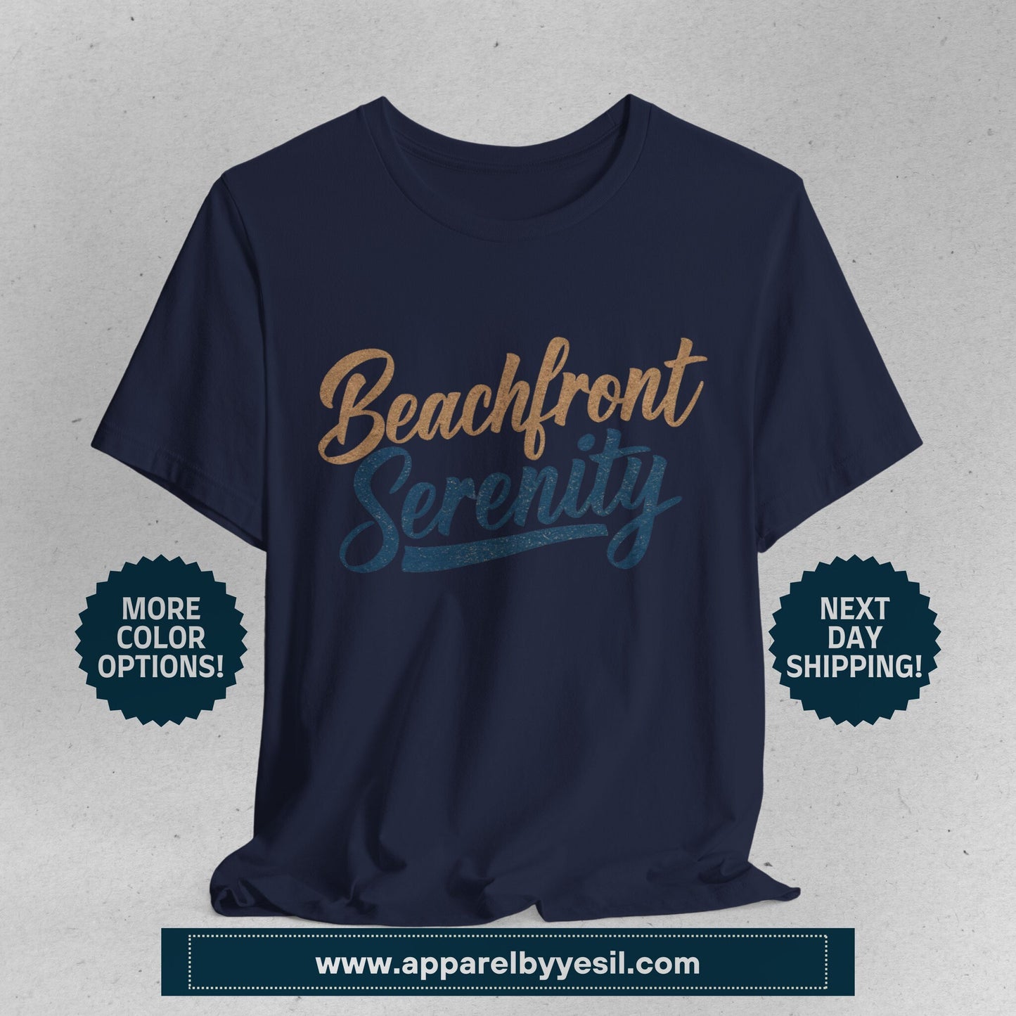 Personalized Coastal Dreams Beachfront Serenity T-Shirt