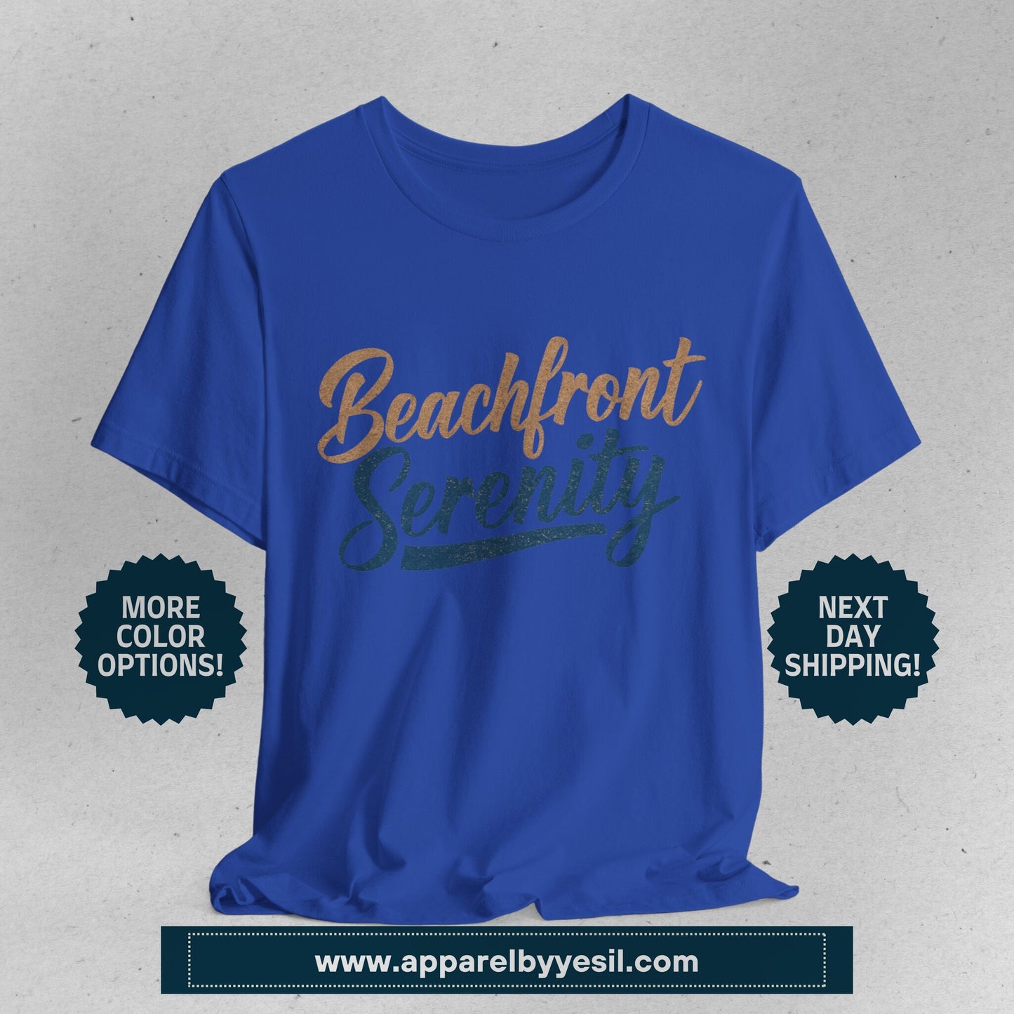 Personalized Coastal Dreams Beachfront Serenity T-Shirt