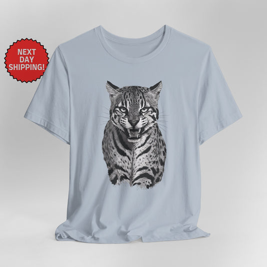 Wild Scary Ocelot T-Shirt