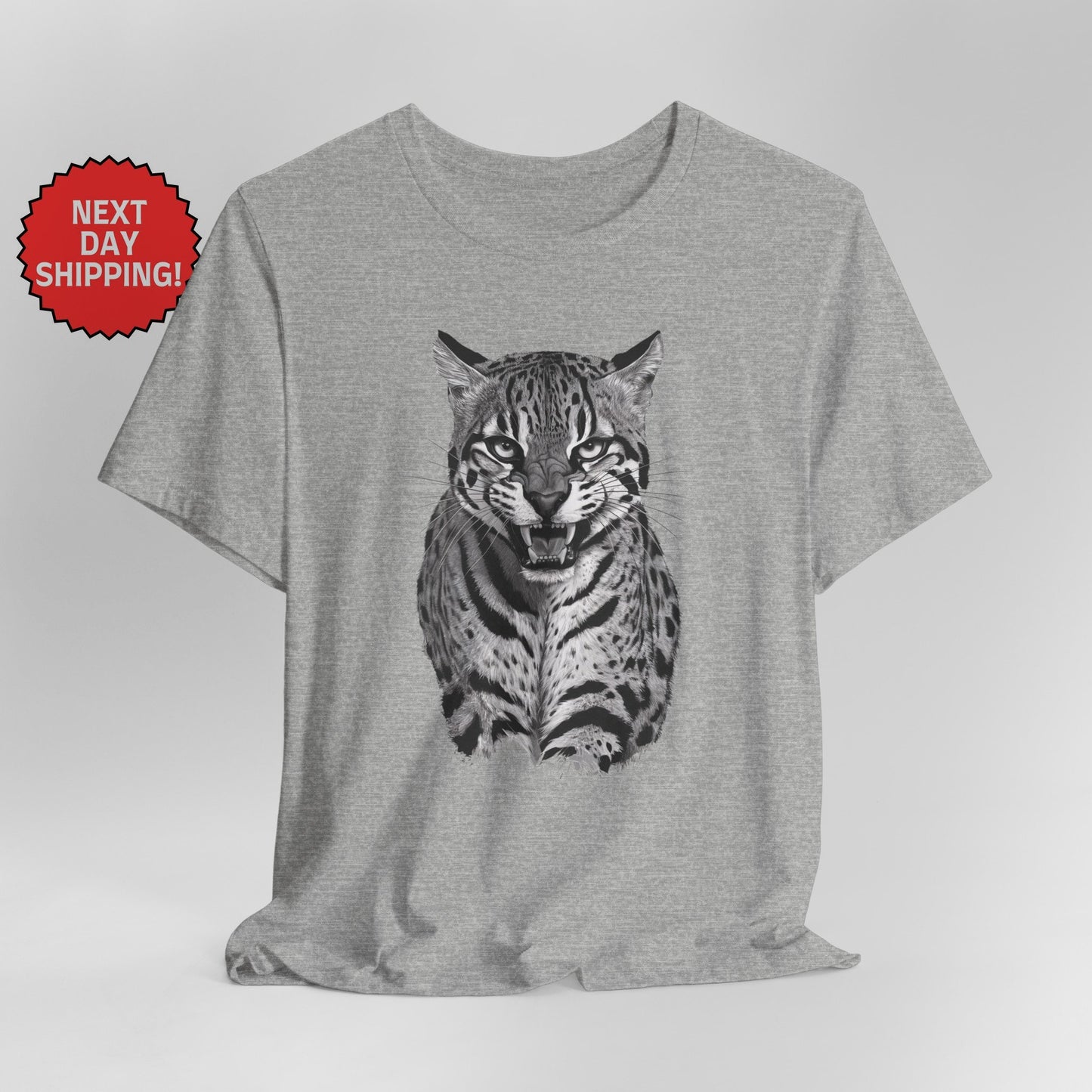 Wild Scary Ocelot T-Shirt